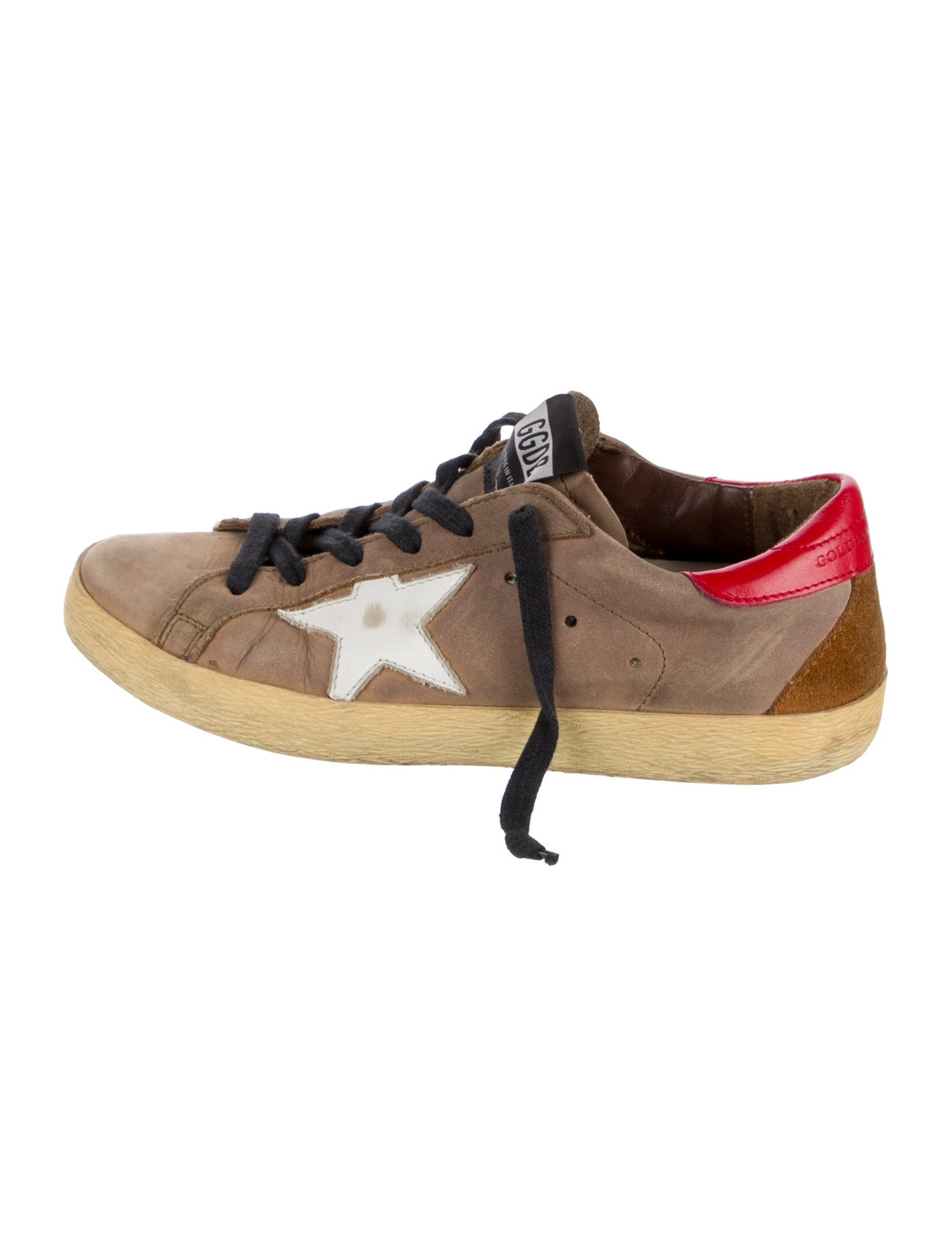 Golden Goose Suede Printed Sneakers