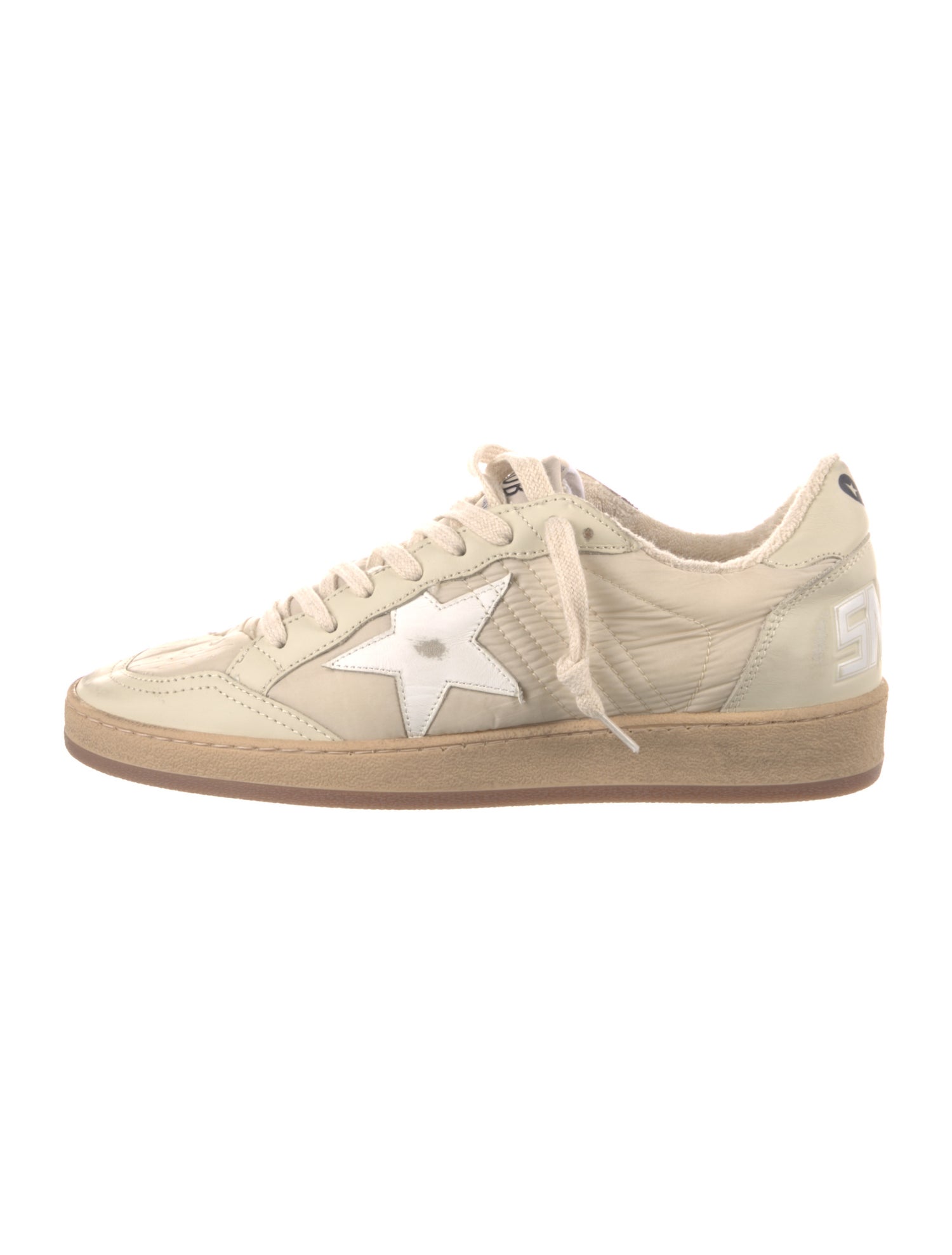 Golden Goose Leather Distressed Accents Sneakers