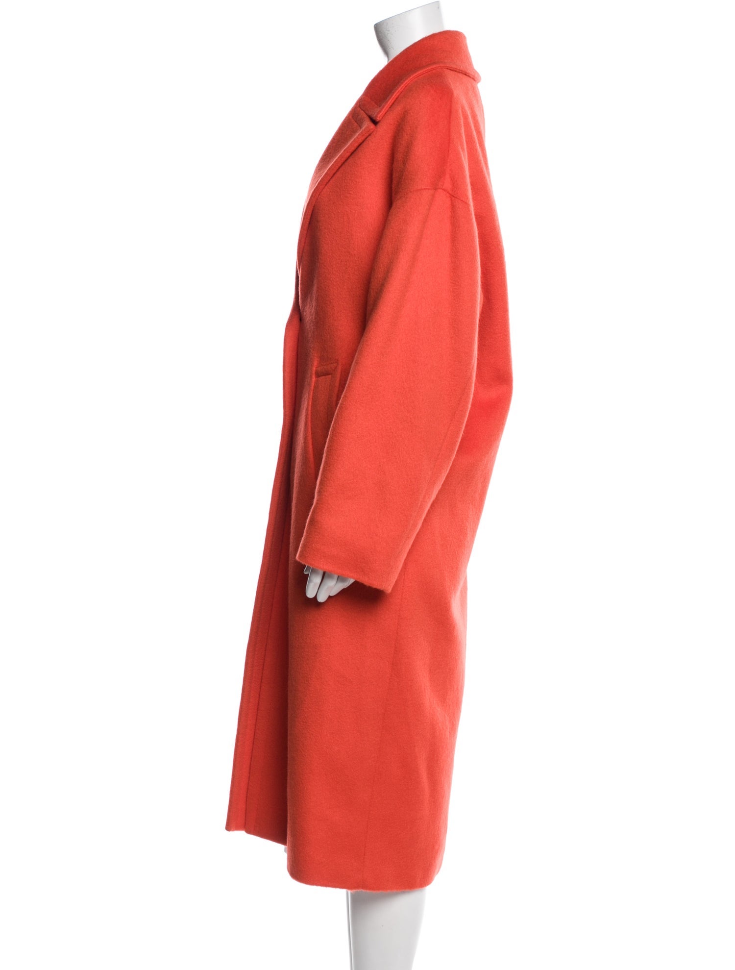 Golden Goose Virgin Wool Faux Fur Coat