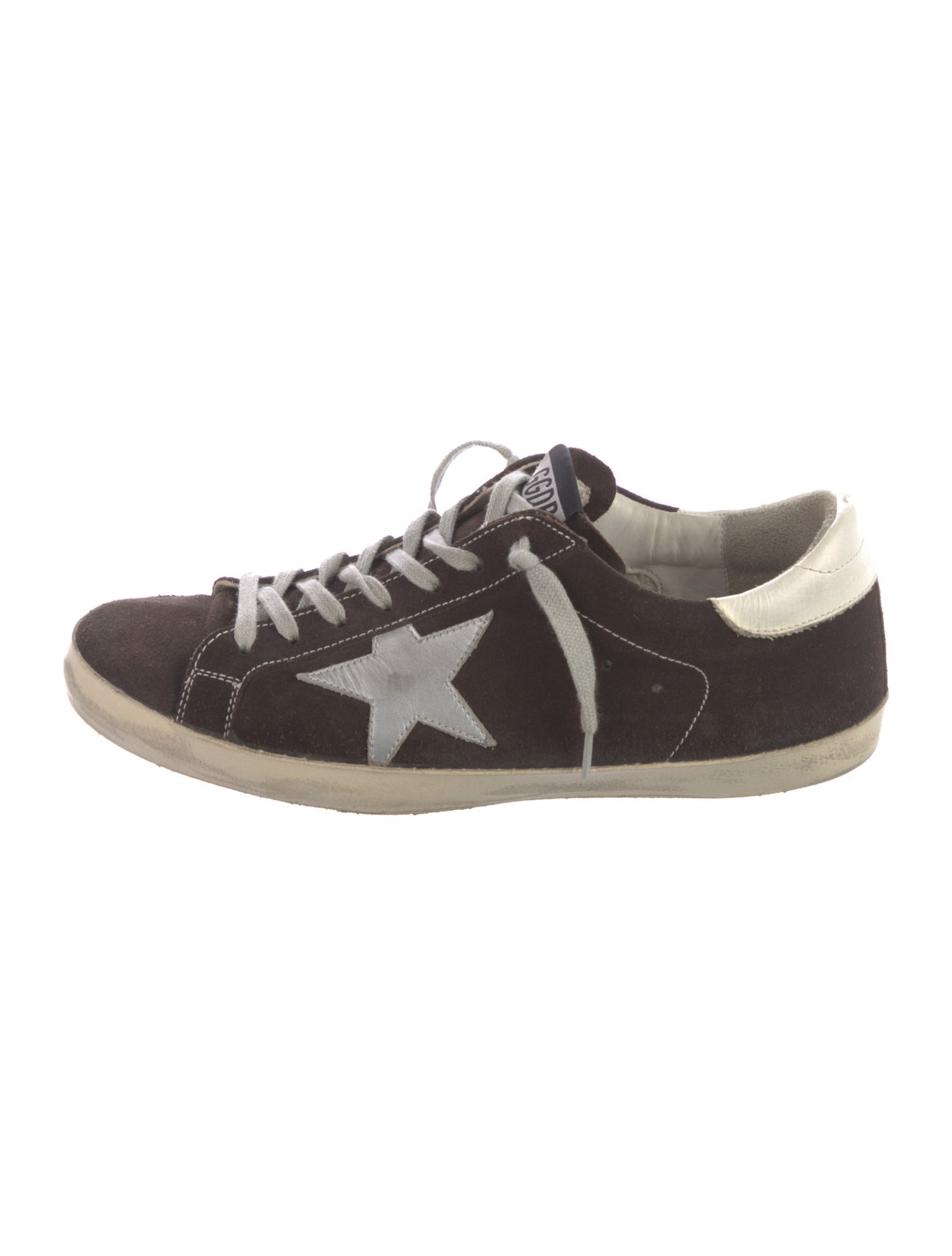 Golden Goose Suede Printed Sneakers