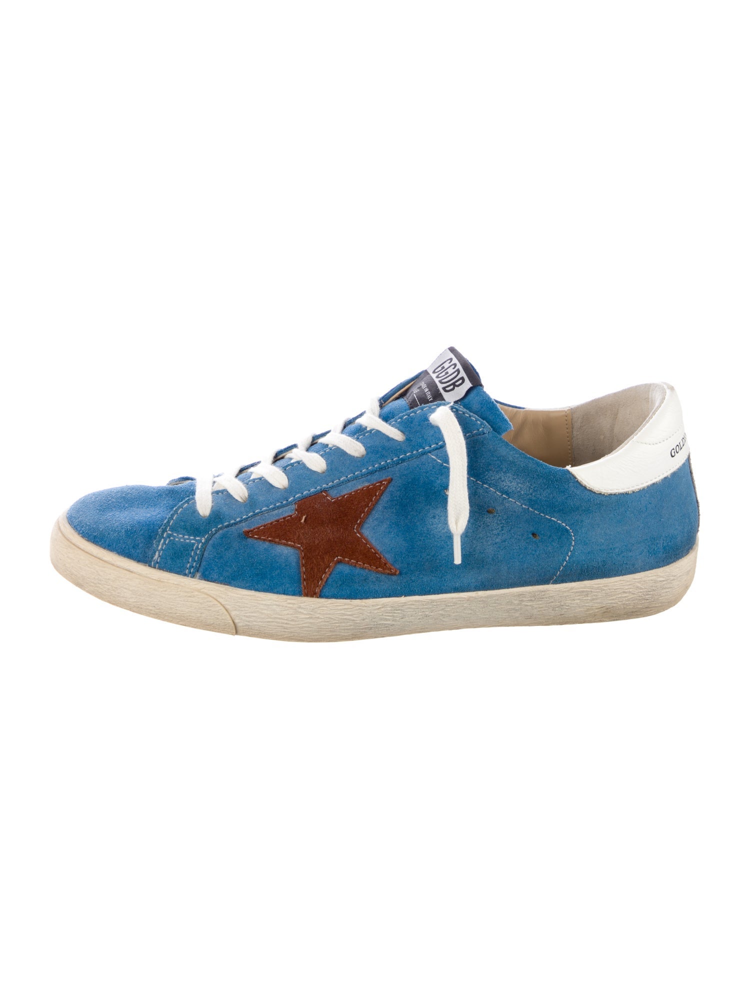 Golden Goose Suede Printed Sneakers