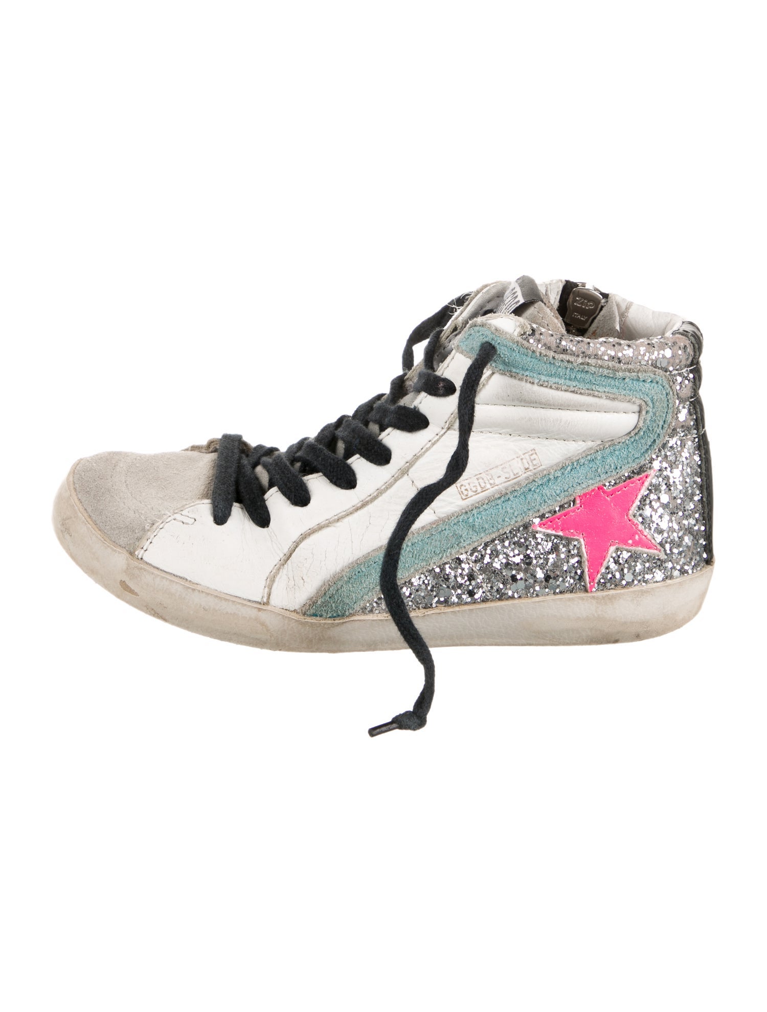Golden Goose High Top Leather Sneakers