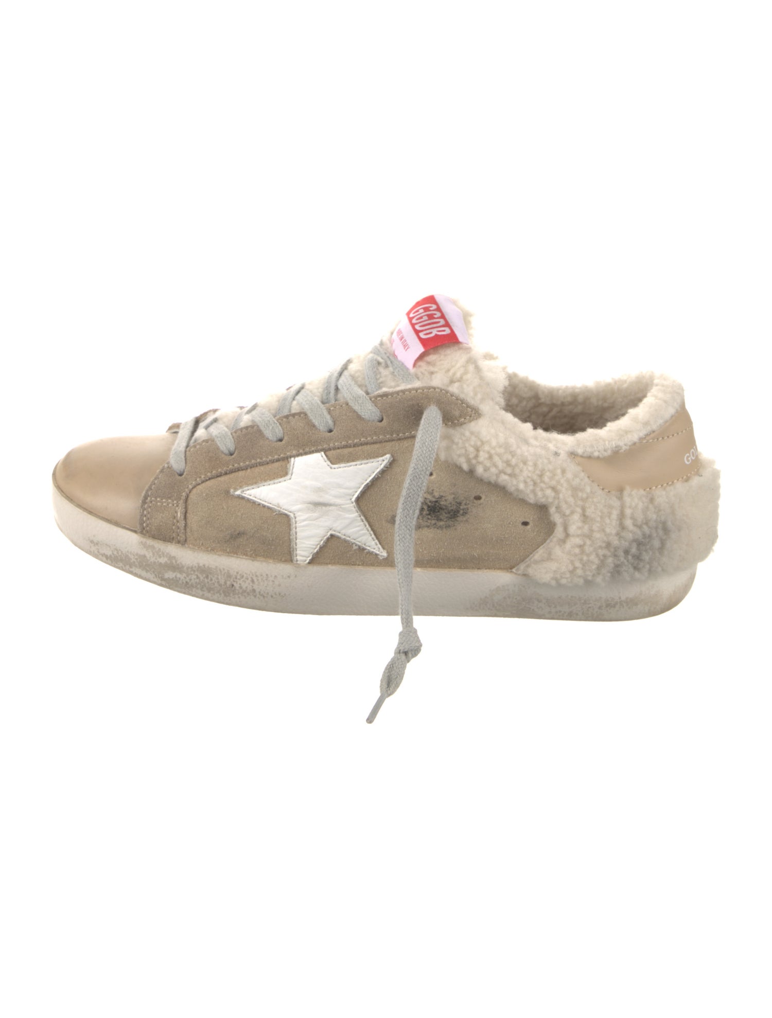 Golden Goose Leather Distressed Accents Sneakers
