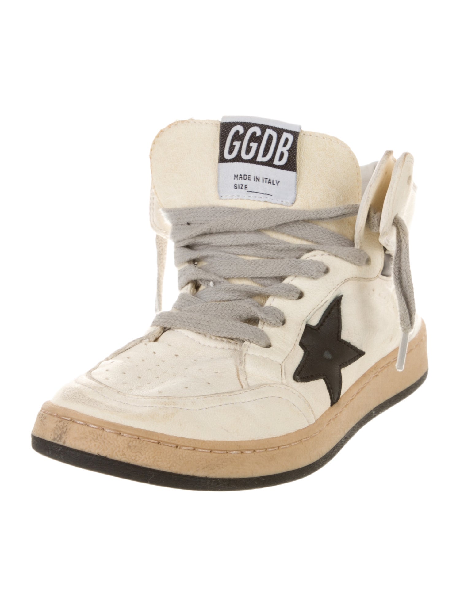 Golden Goose Girls' Skystar High Top Sneakers