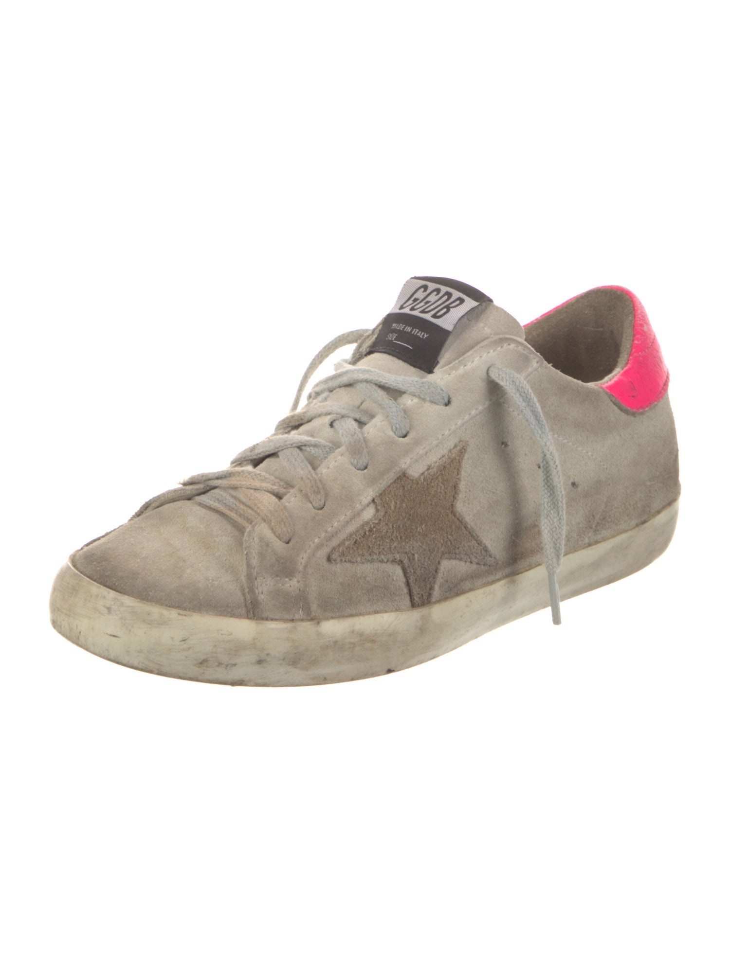 Golden Goose Suede Printed Sneakers