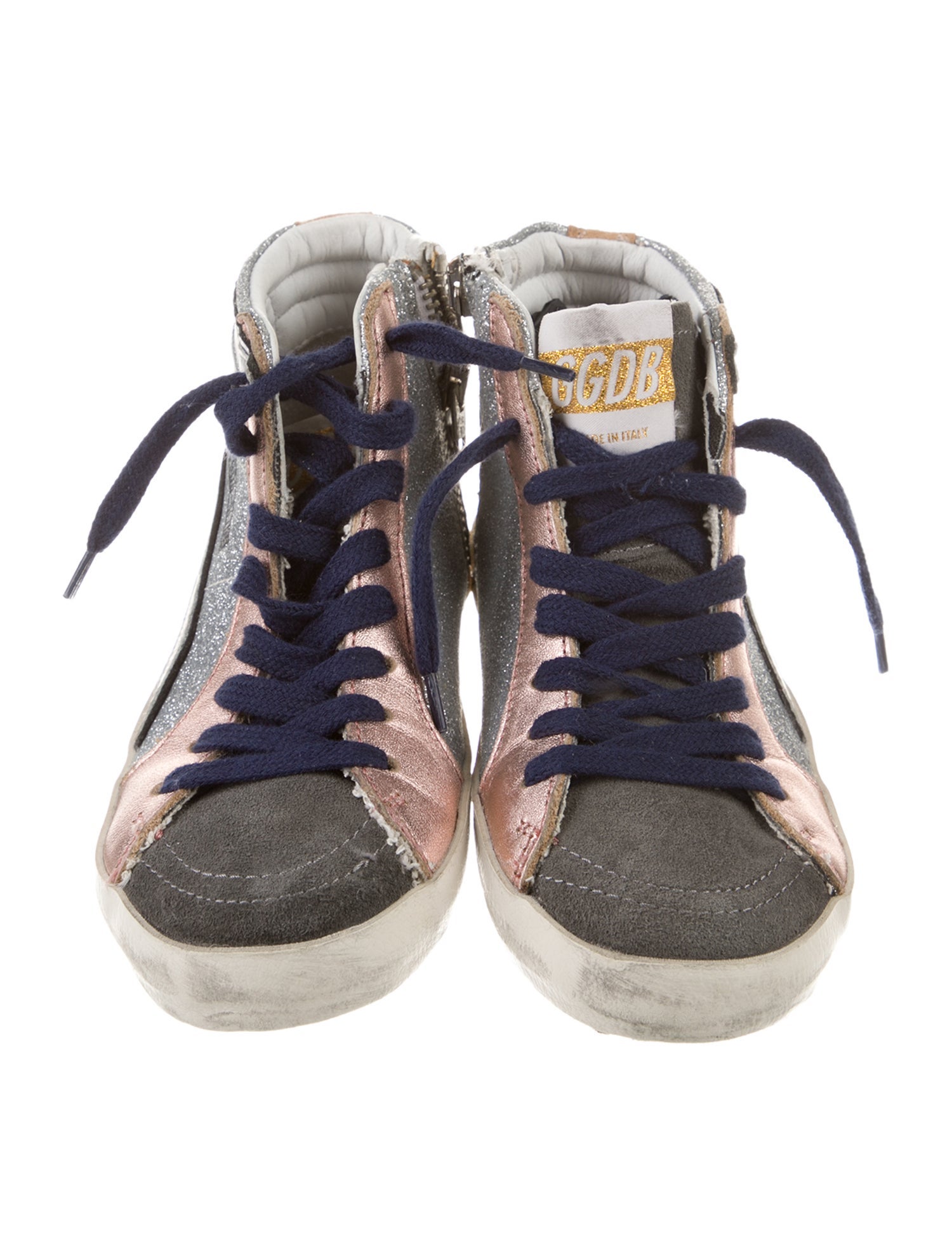 Golden Goose Girls' Slide High Top Sneakers