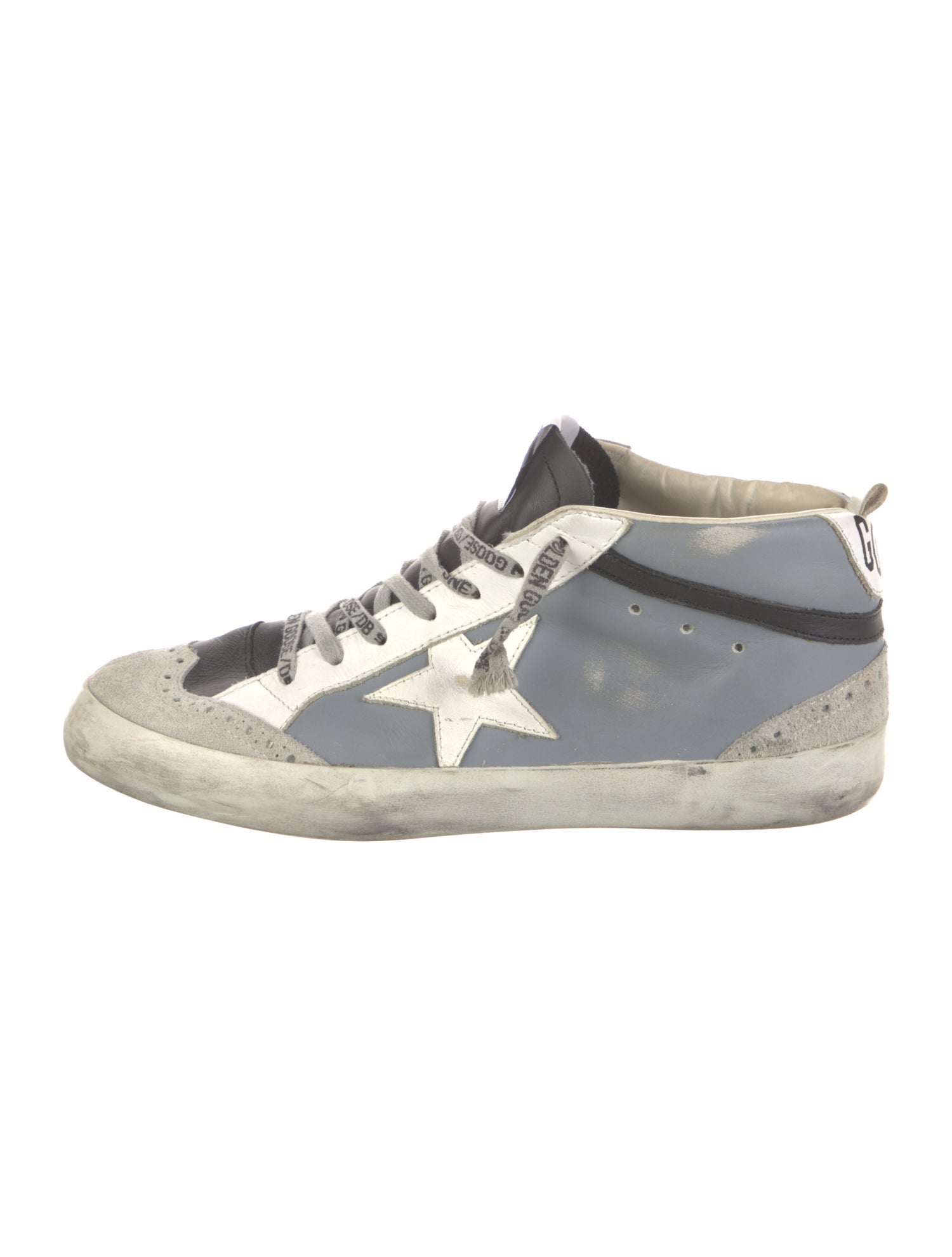 Golden Goose Leather Patterned Sneakers