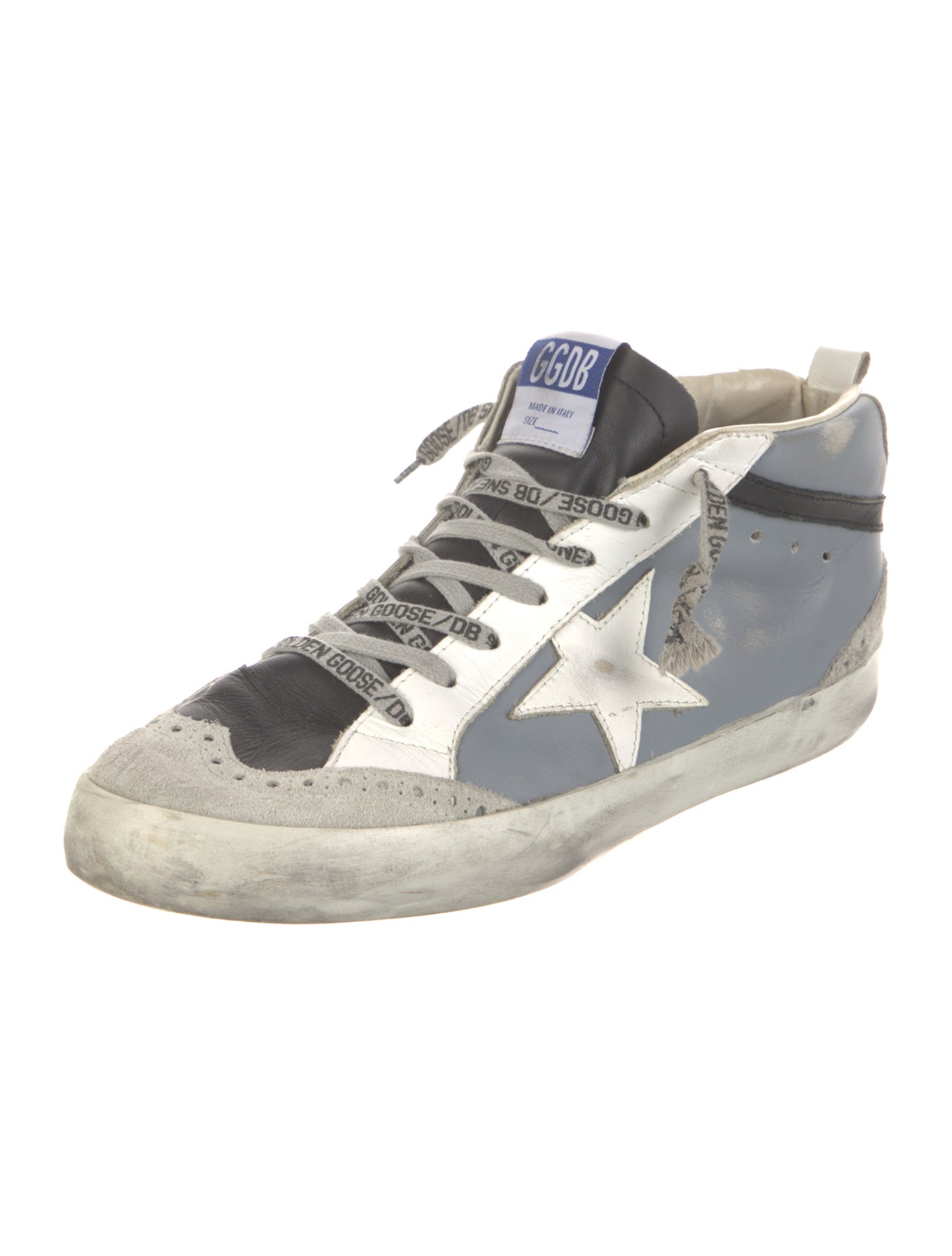Golden Goose Leather Patterned Sneakers