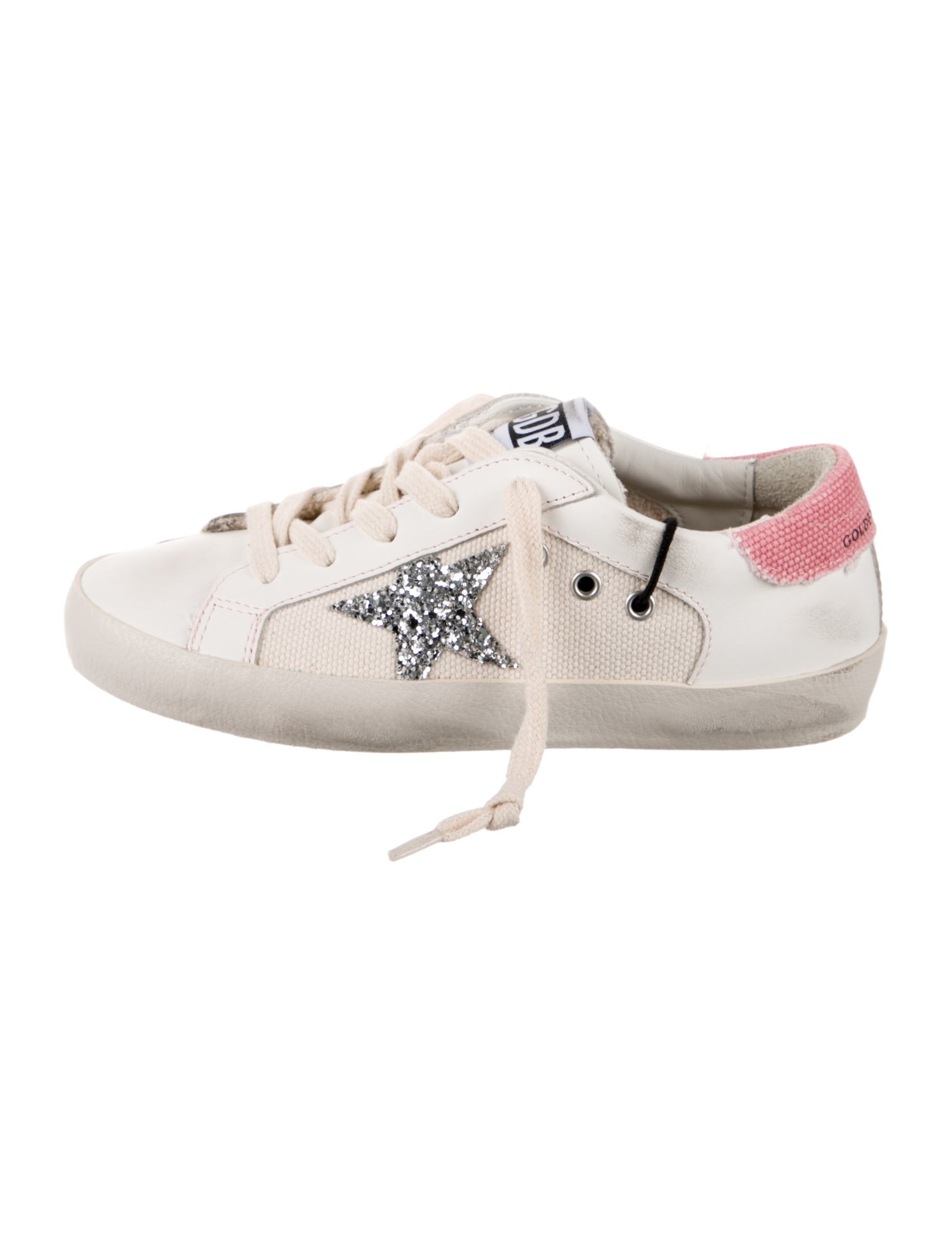 Golden Goose Leather And Canvas Sneakers w/Tags