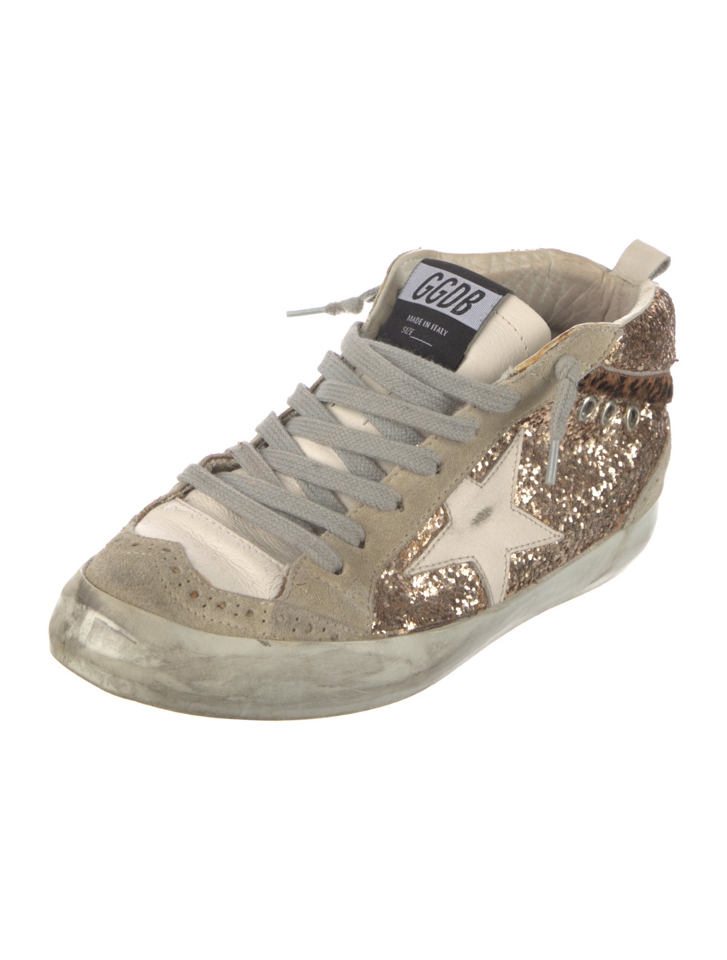 Golden Goose Glitter Patterned Sneakers