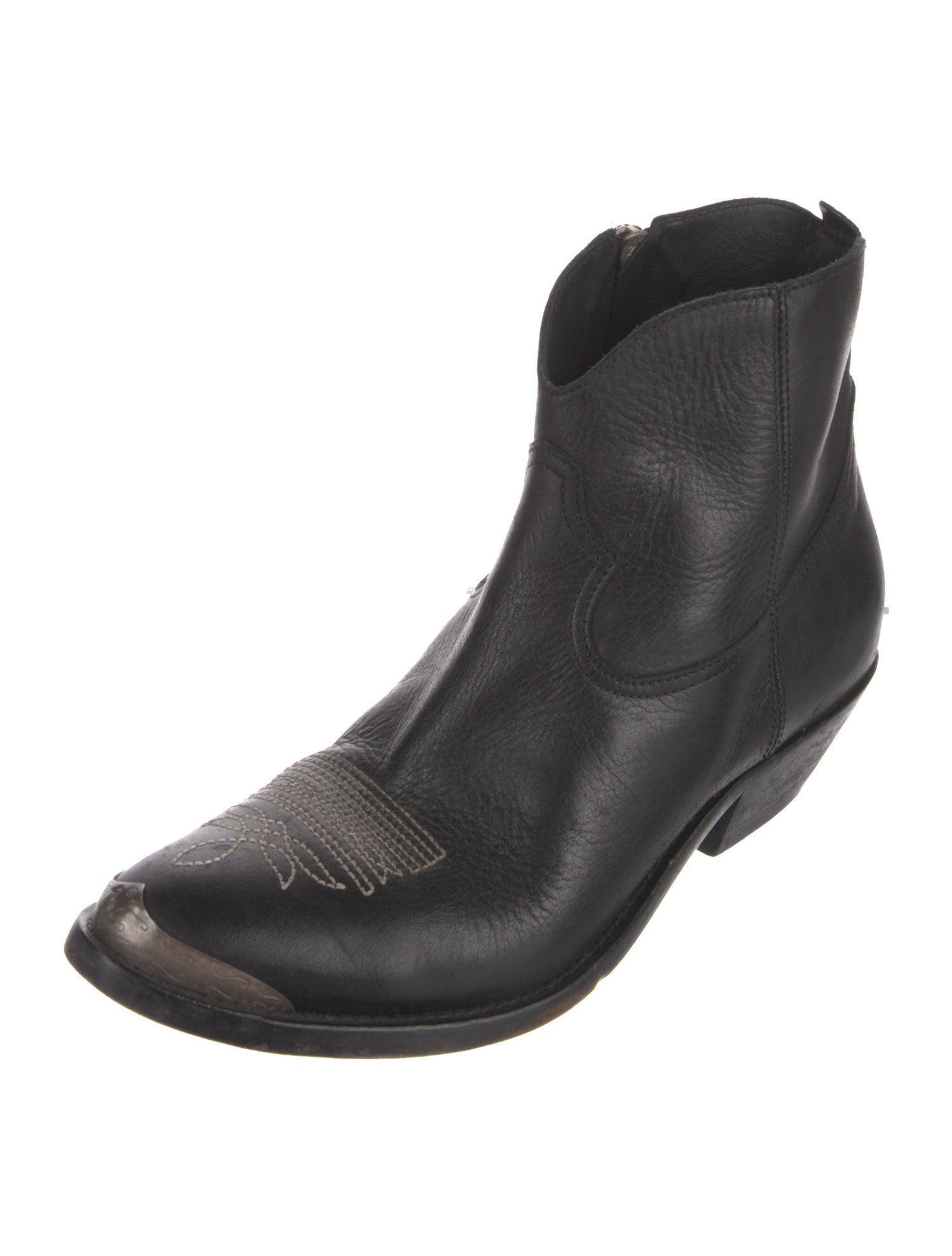 Golden Goose Leather Western Boots