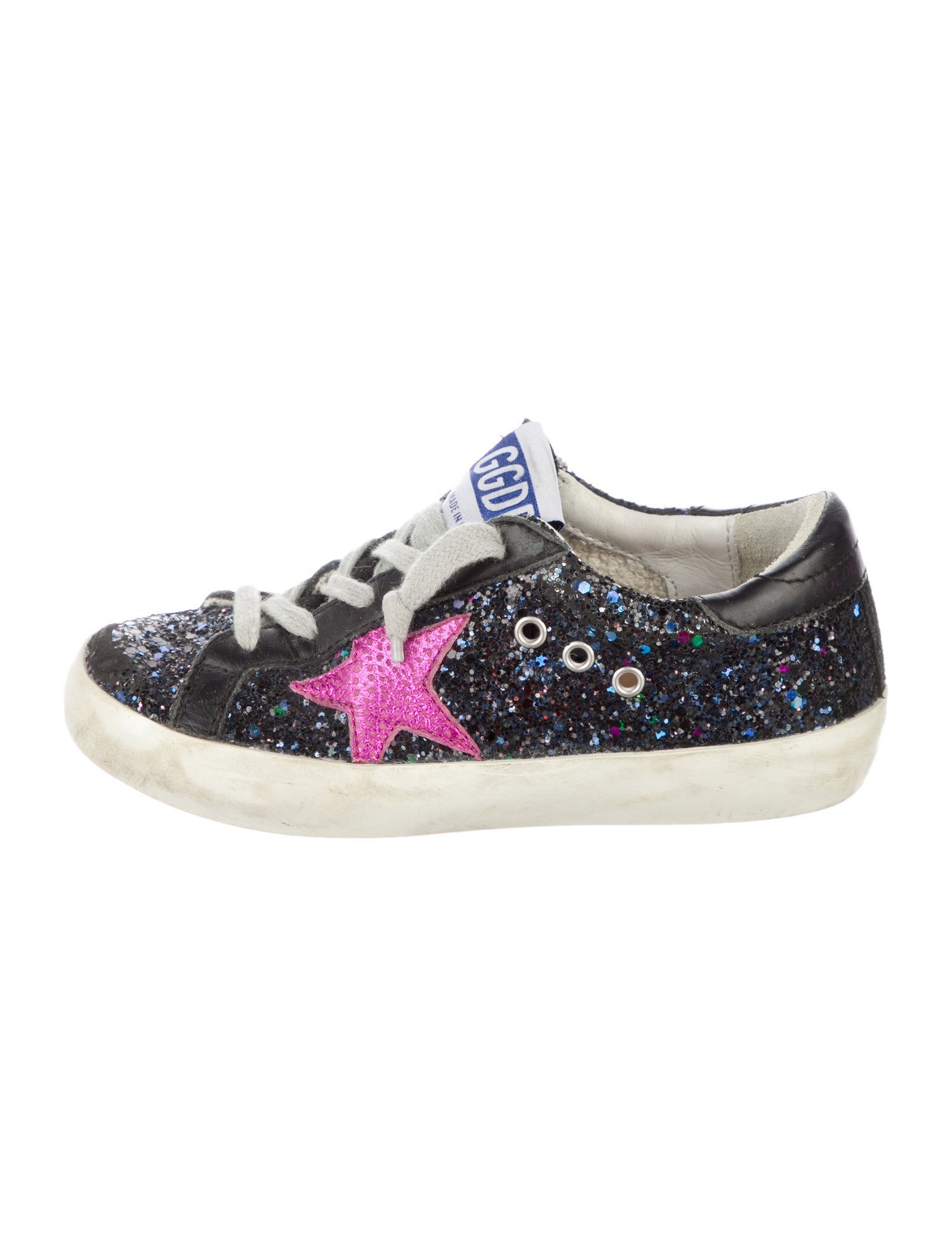 Golden Goose Girls' Logo Print Low Top Sneakers