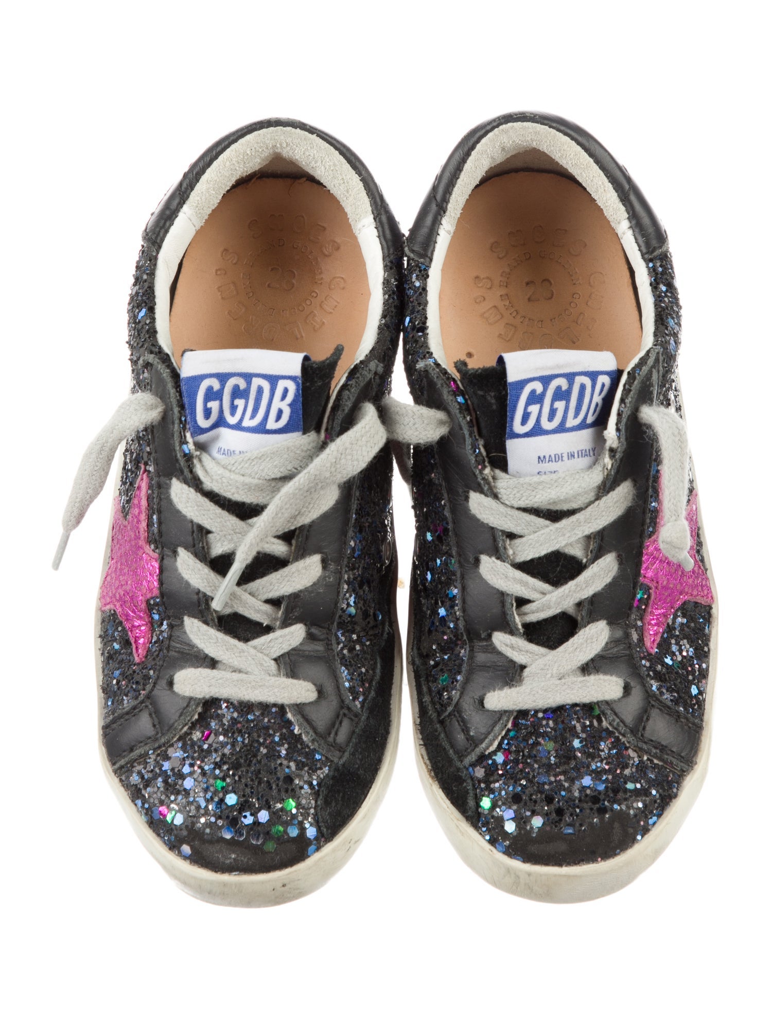 Golden Goose Girls' Logo Print Low Top Sneakers