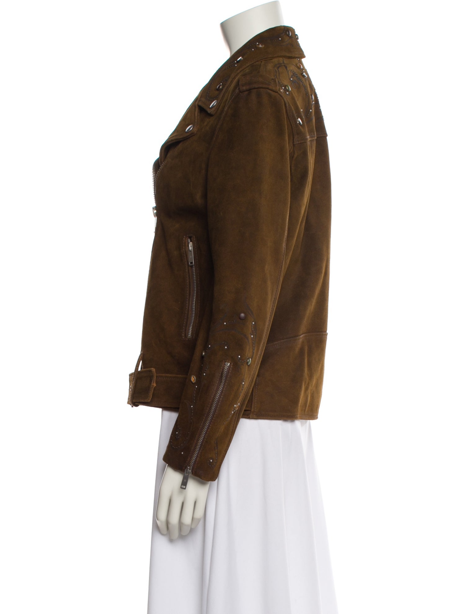 Golden Goose Suede Biker Jacket