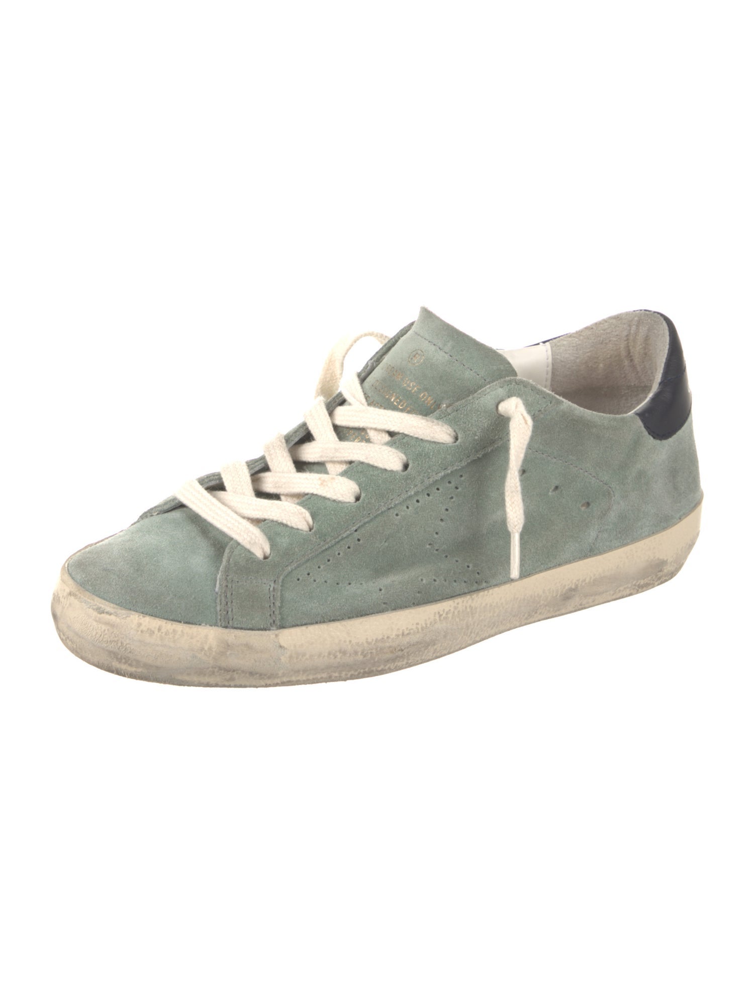 Golden Goose Suede Distressed Accents Sneakers