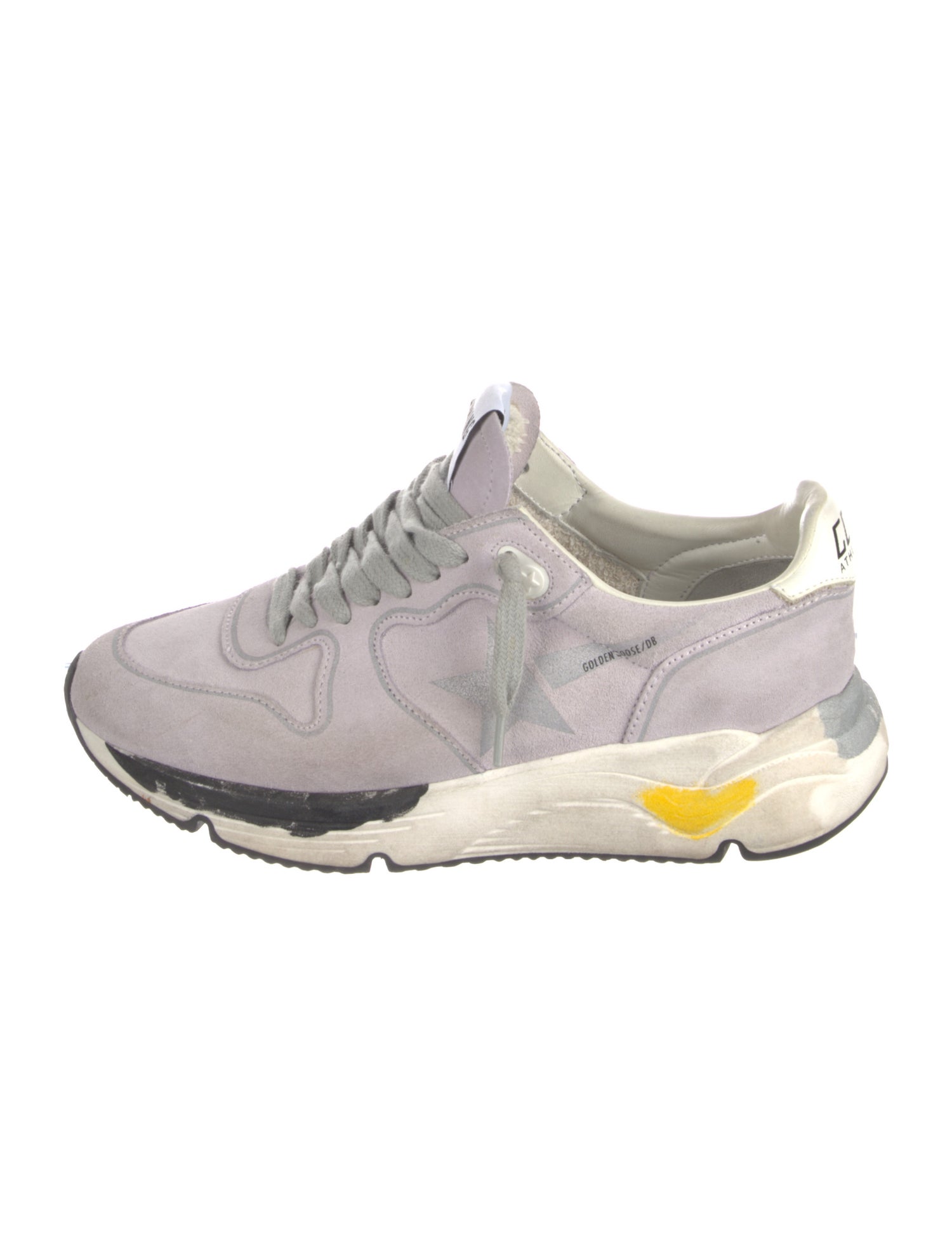 Golden Goose Suede Printed Athletic Sneakers