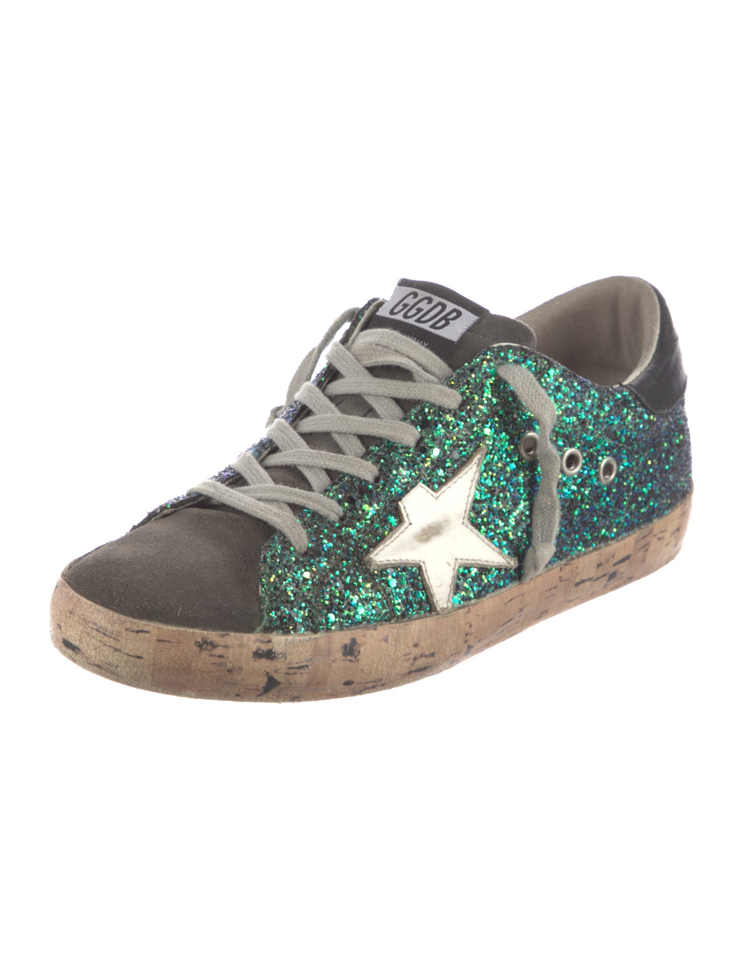 Golden Goose Glitter Patterned Sneakers