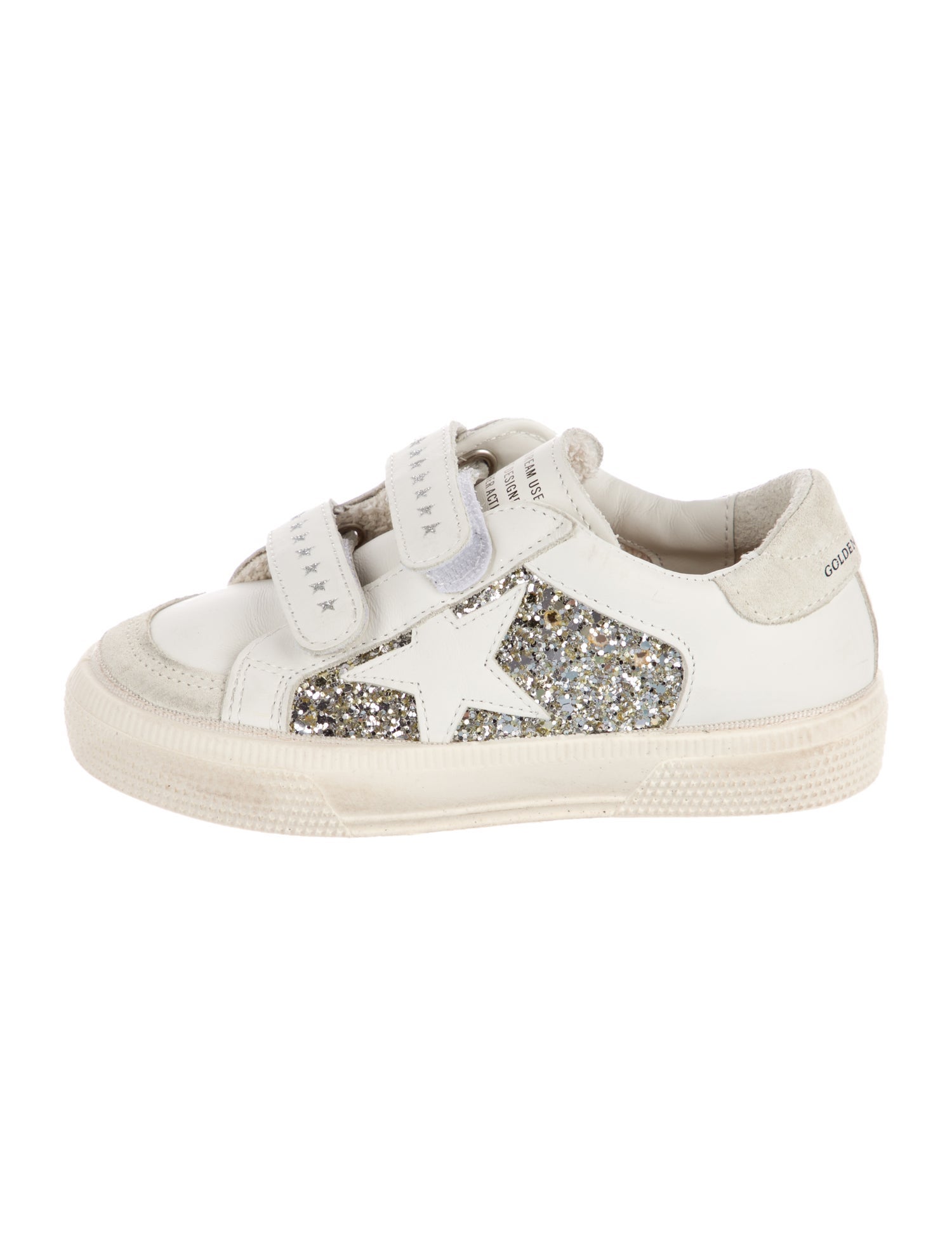 Golden Goose Girls' Glitter Low Top Sneakers w/Tags