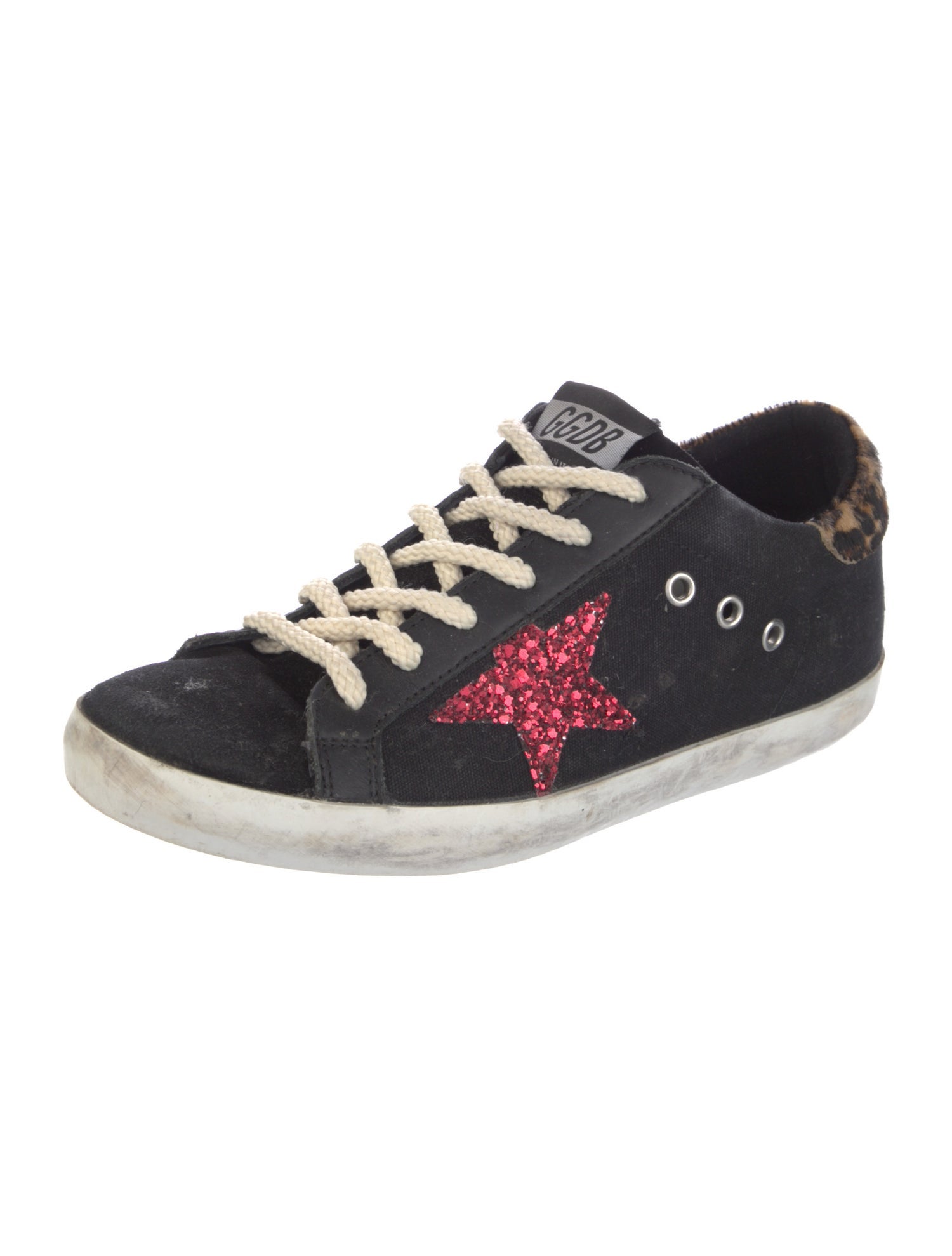 Golden Goose Canvas Patterned Sneakers