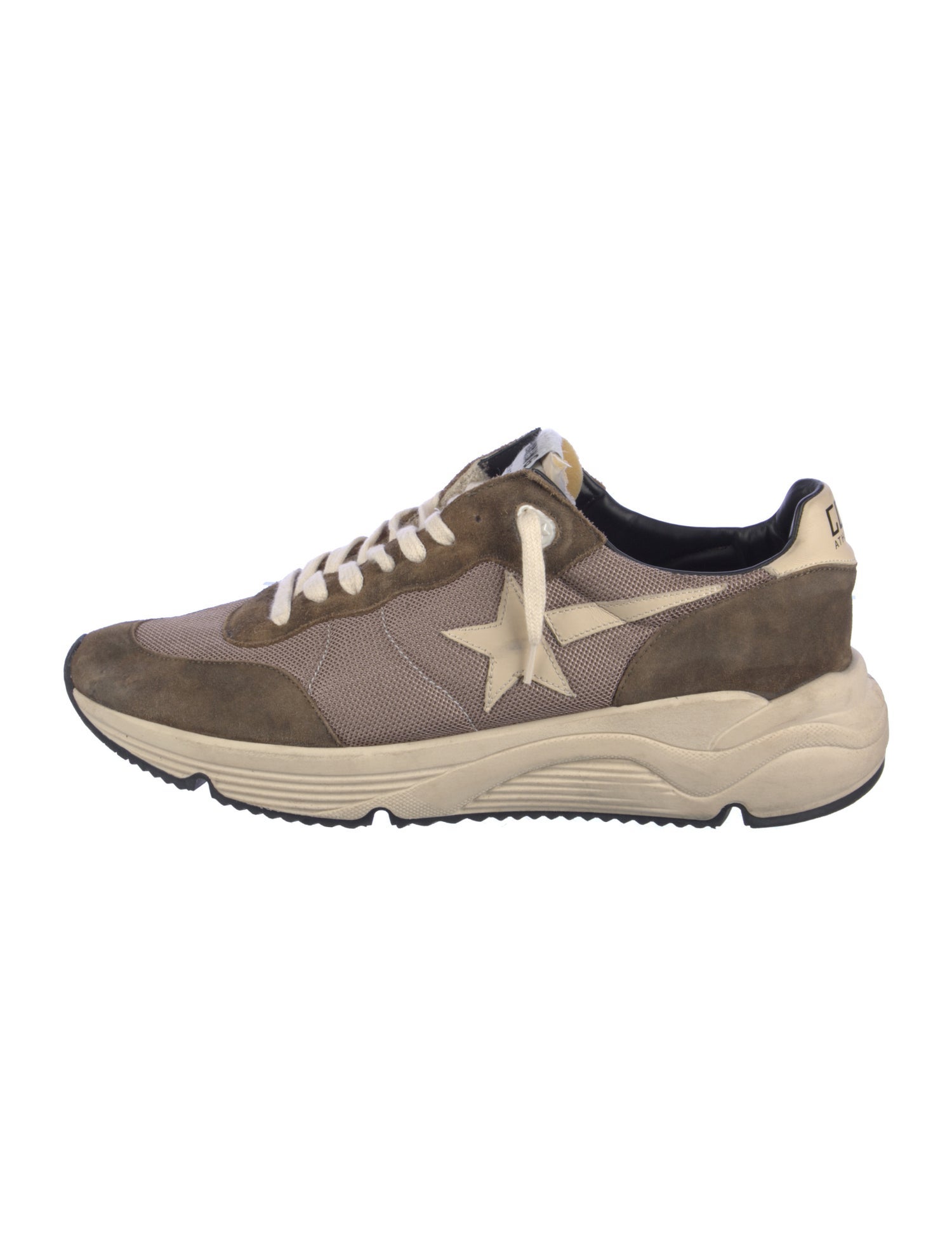 Golden Goose Suede Printed Athletic Sneakers