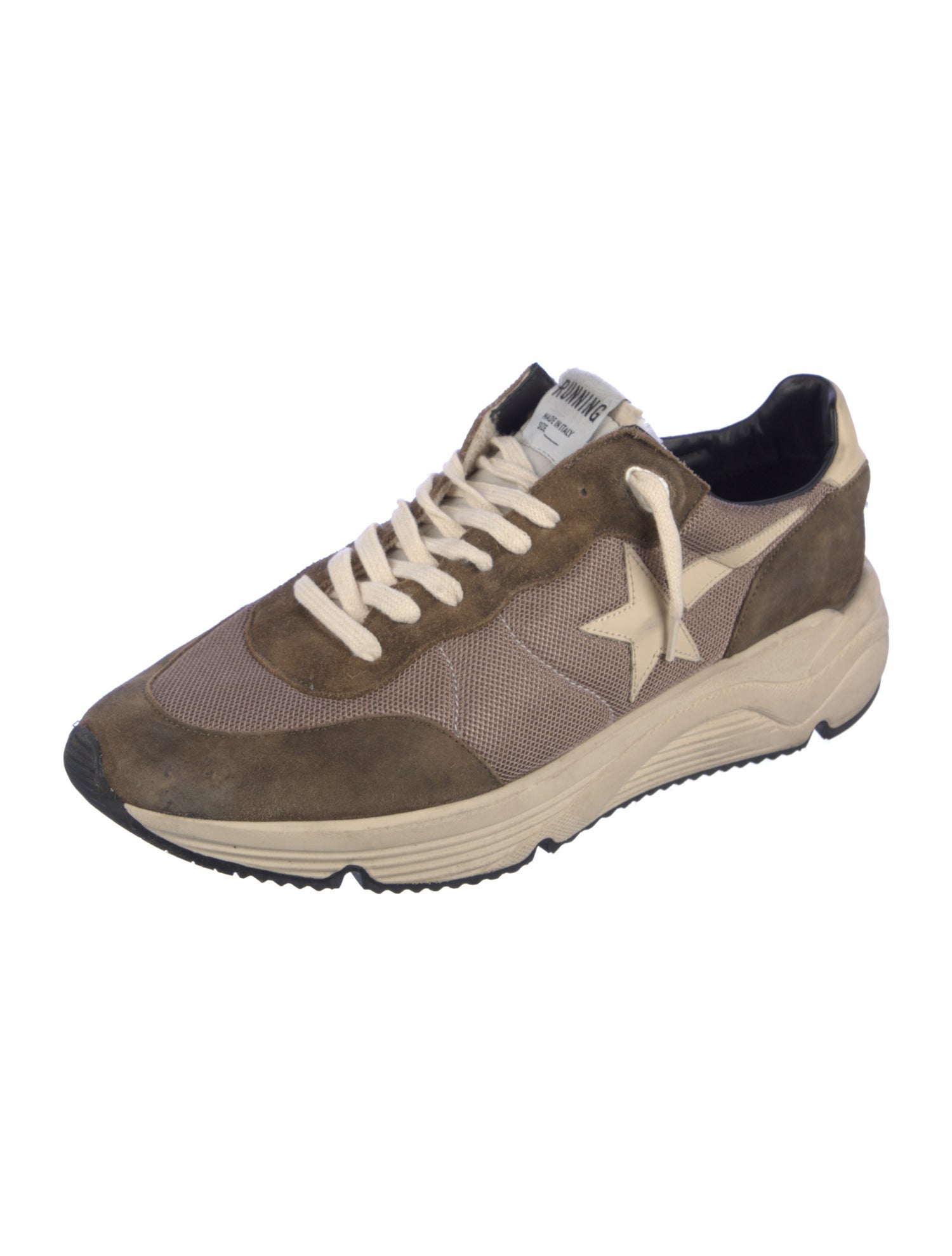 Golden Goose Suede Printed Athletic Sneakers