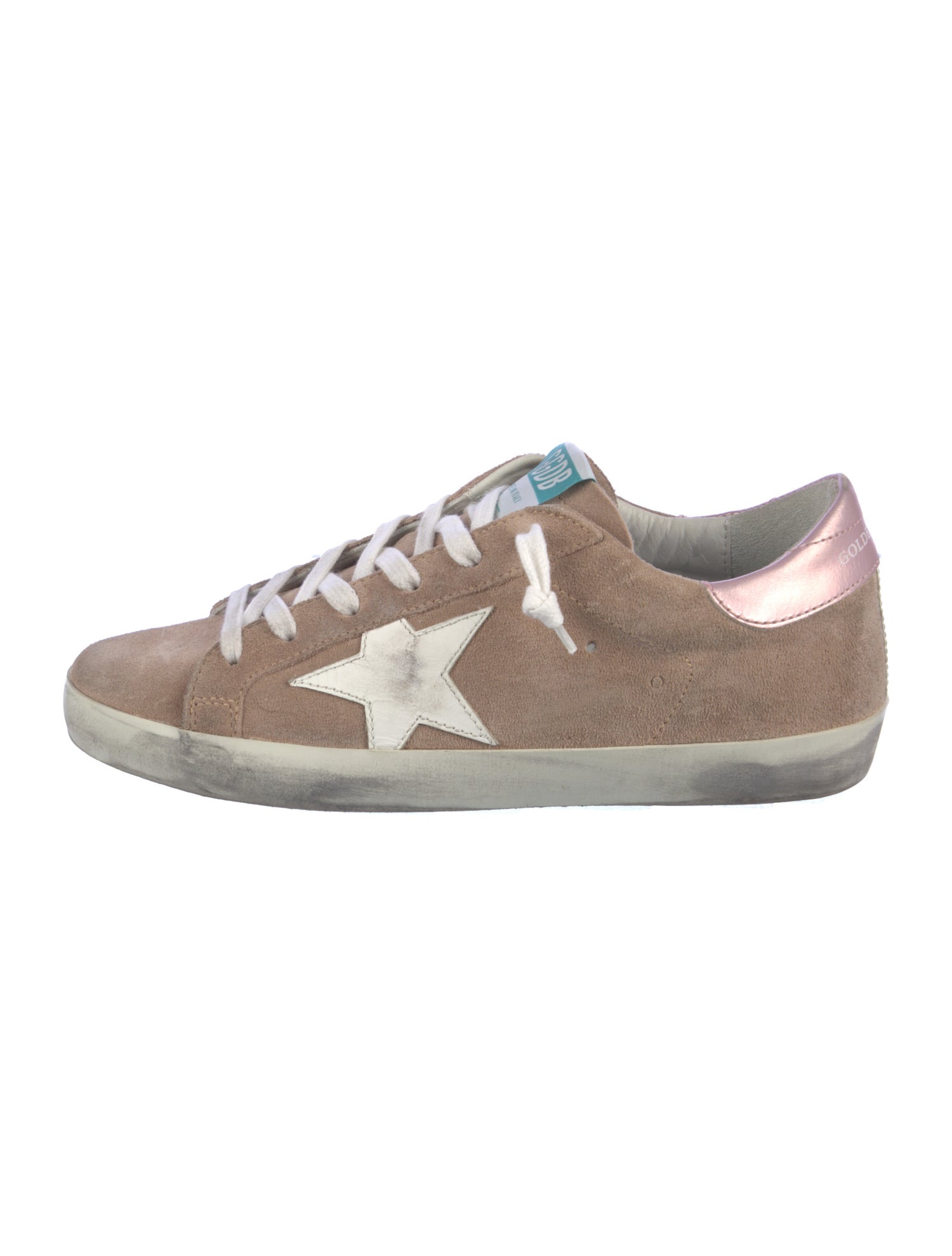 Golden Goose Suede Graphic Print Sneakers