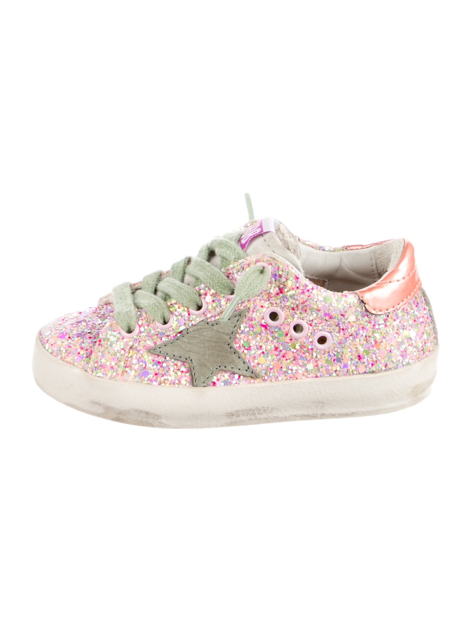Golden Goose Toddler Girls' Superstar Low Top Sneakers