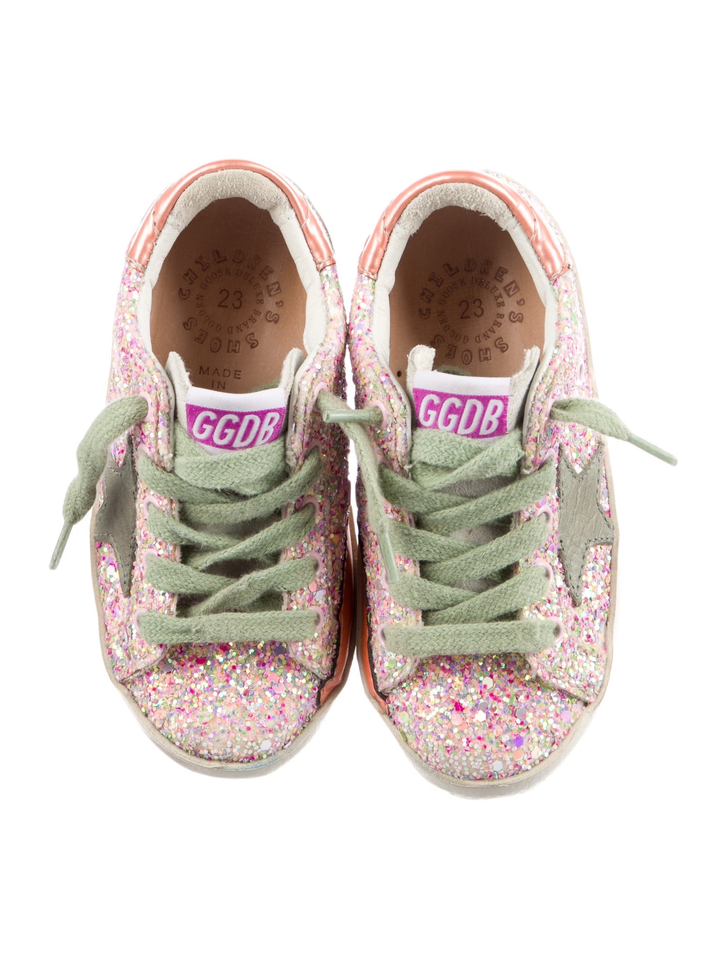 Golden Goose Toddler Girls' Superstar Low Top Sneakers