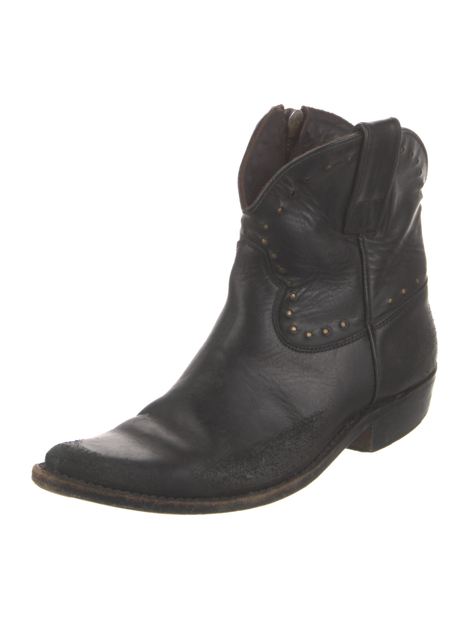 Golden Goose Leather Western Boots