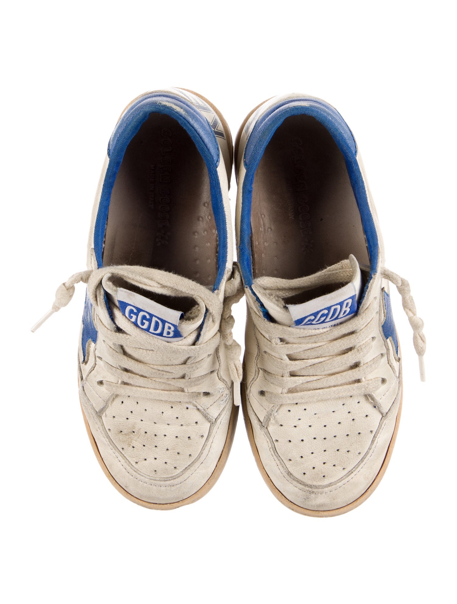 Golden Goose Leather Distressed Sneakers