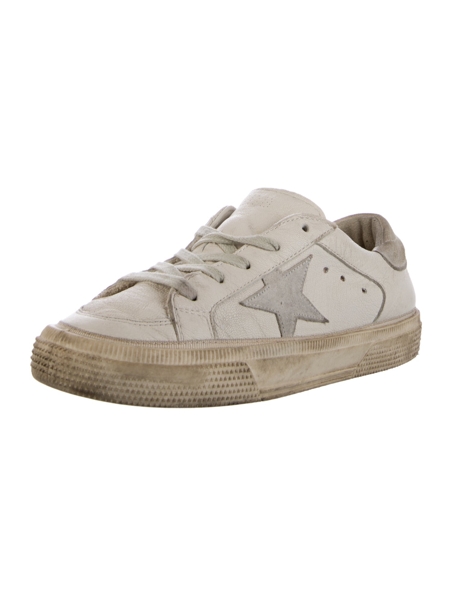 Golden Goose Leather Low Top Sneakers