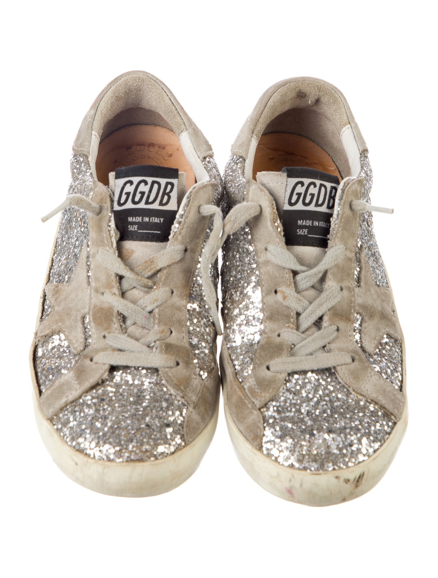 Golden Goose Girls' Sequin Distressed Sneakers