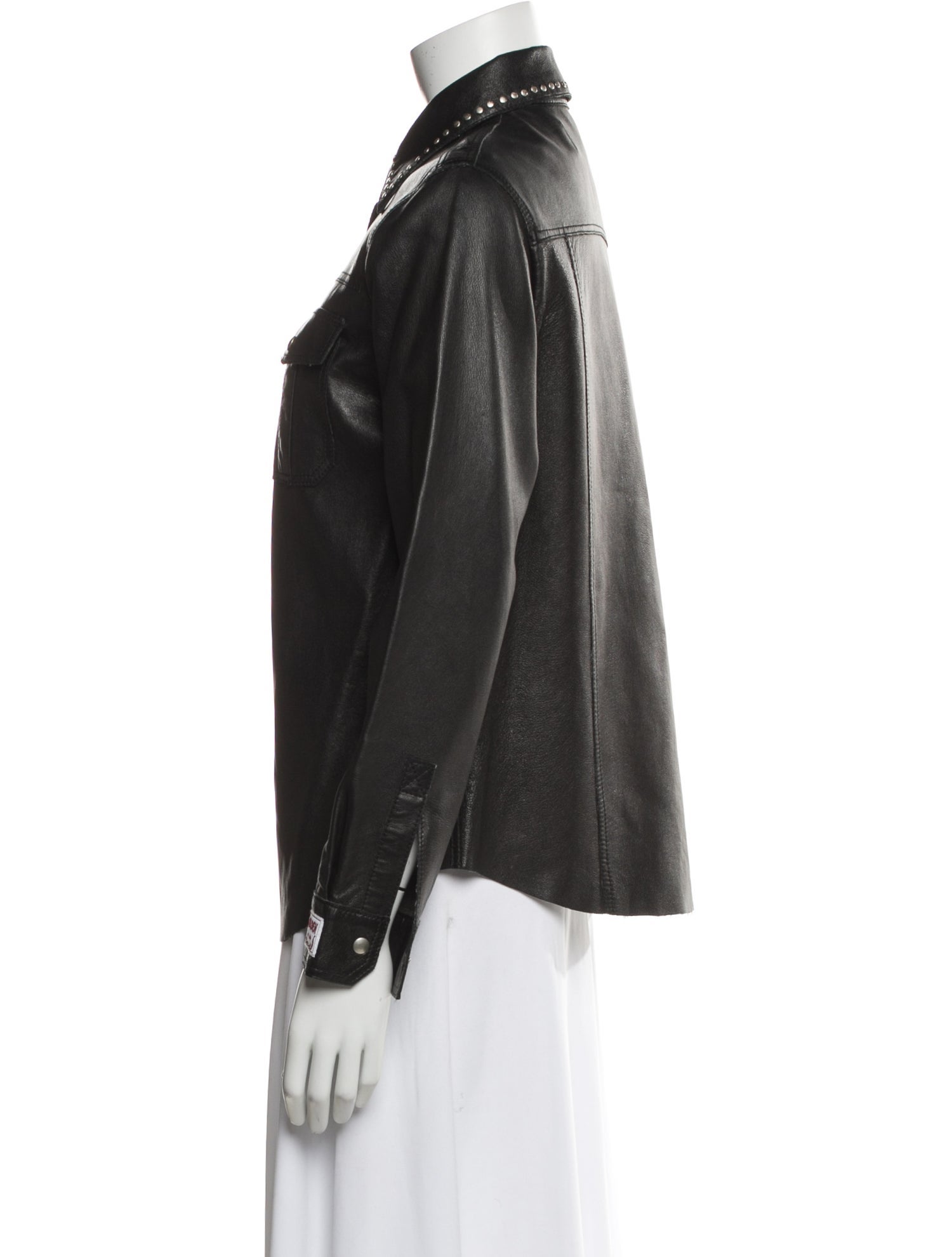 Golden Goose Leather Biker Jacket