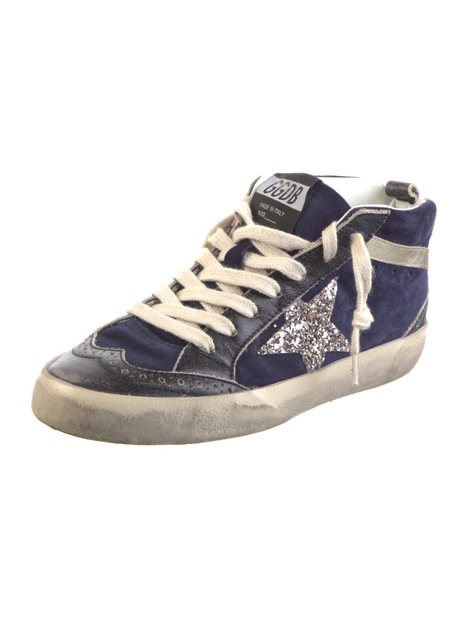 Golden Goose Suede Printed Sneakers