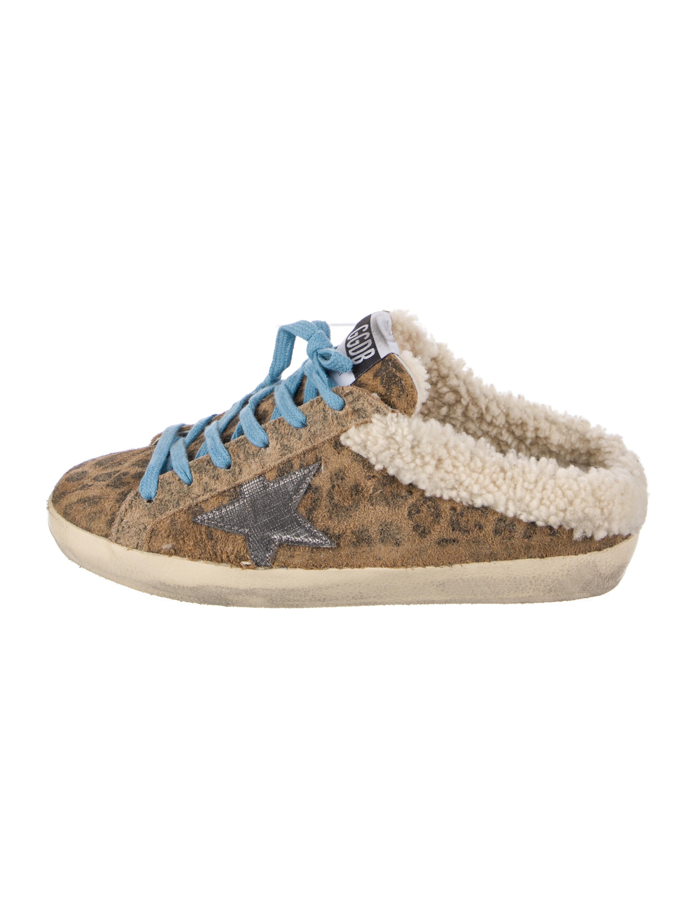 Golden Goose Suede Printed Sneakers