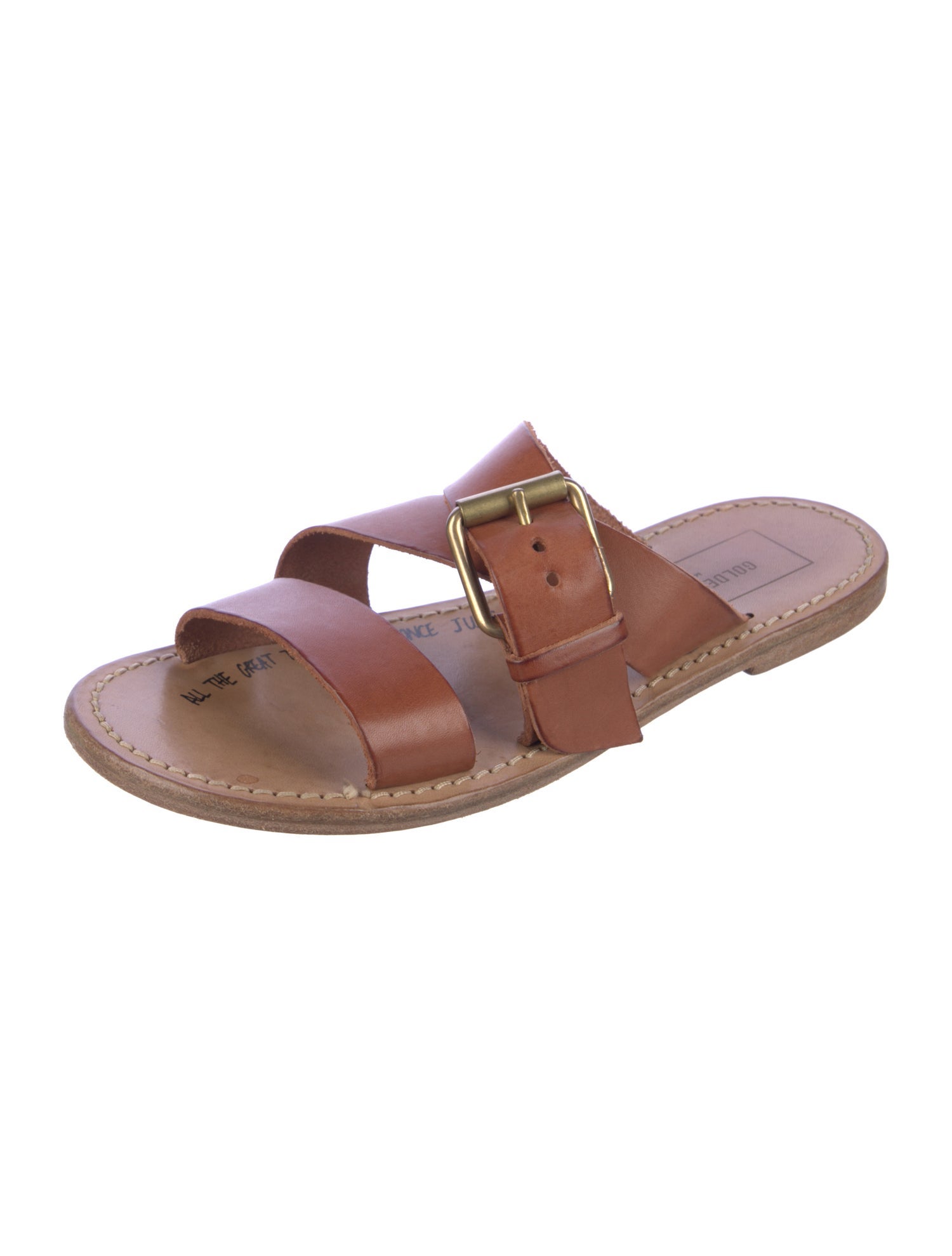 Golden Goose Leather Slides