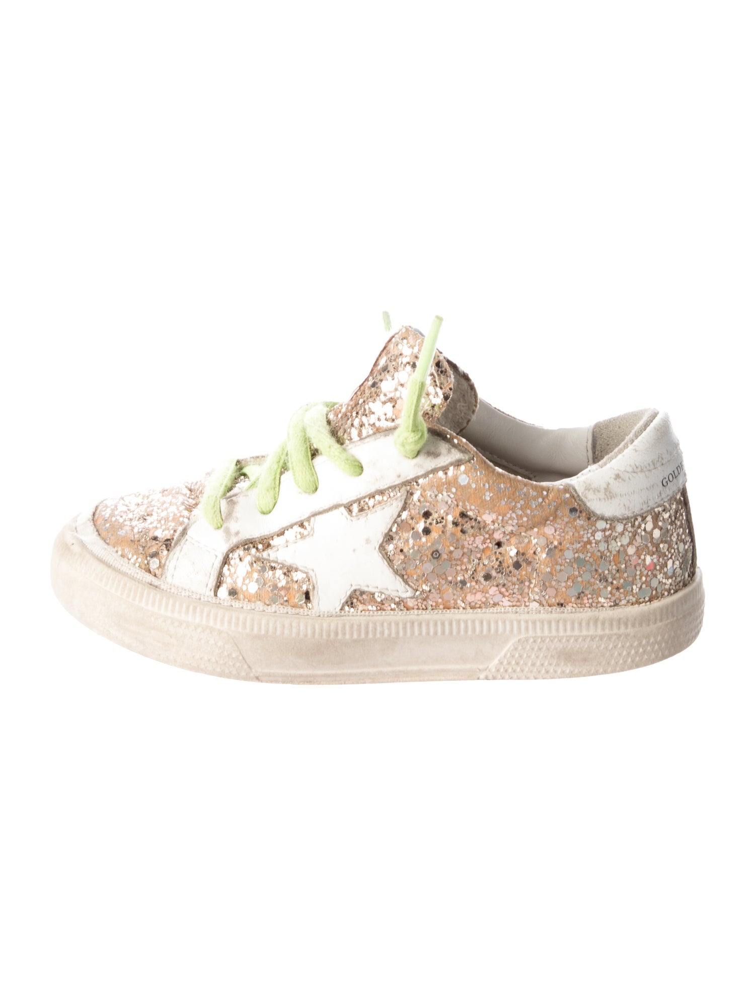 Golden Goose Toddler Girls Low-Top Glitter Sneakers