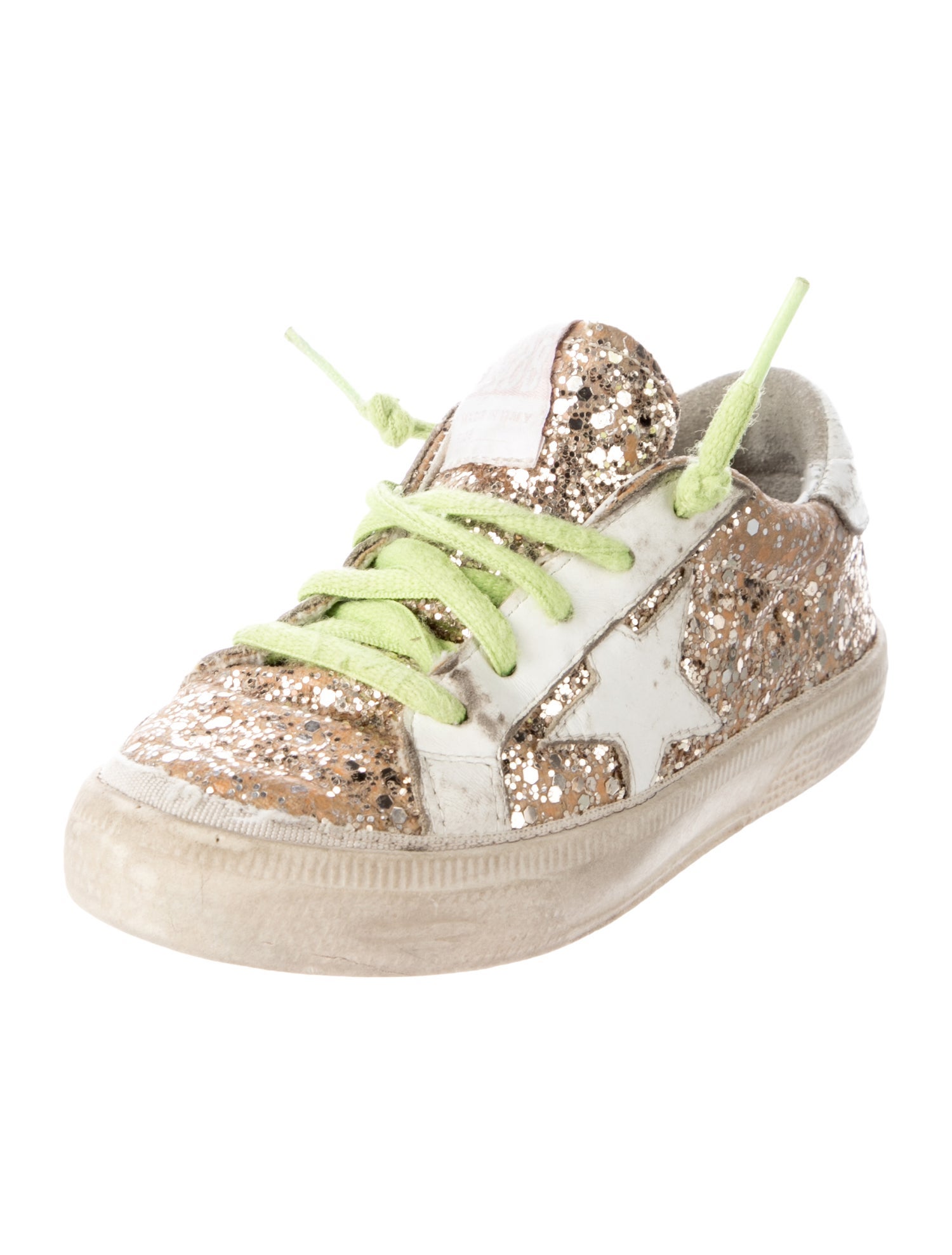 Golden Goose Toddler Girls Low-Top Glitter Sneakers