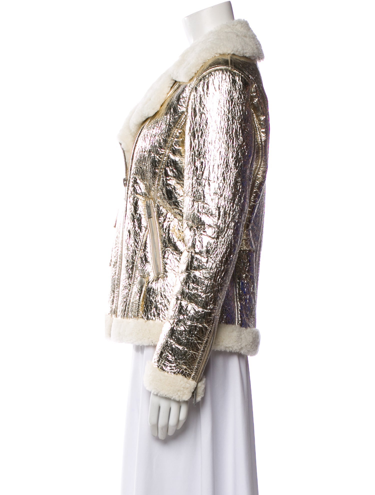 Golden Goose Leather Biker Jacket