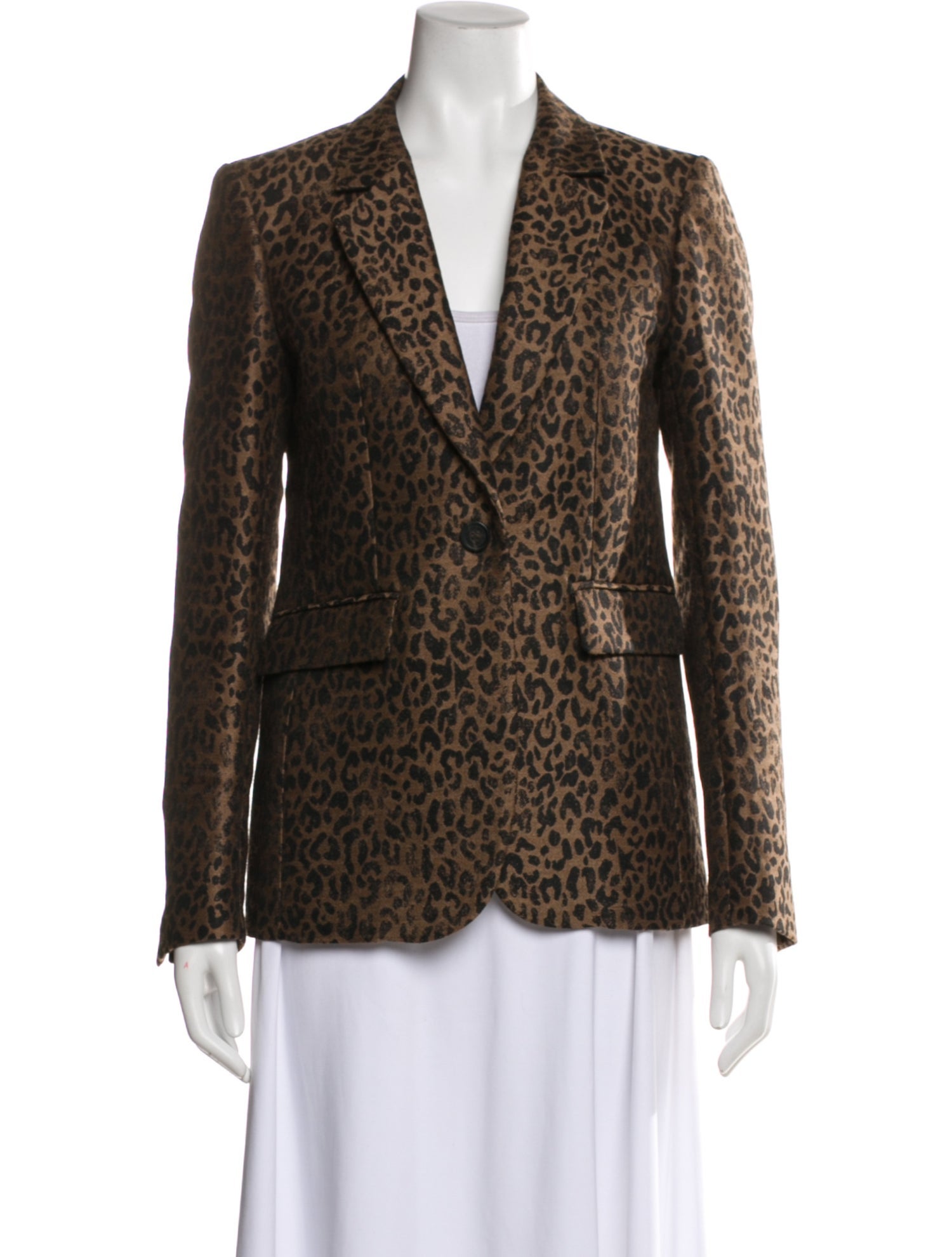 Golden Goose Virgin Wool Animal Print Blazer w/ Tags