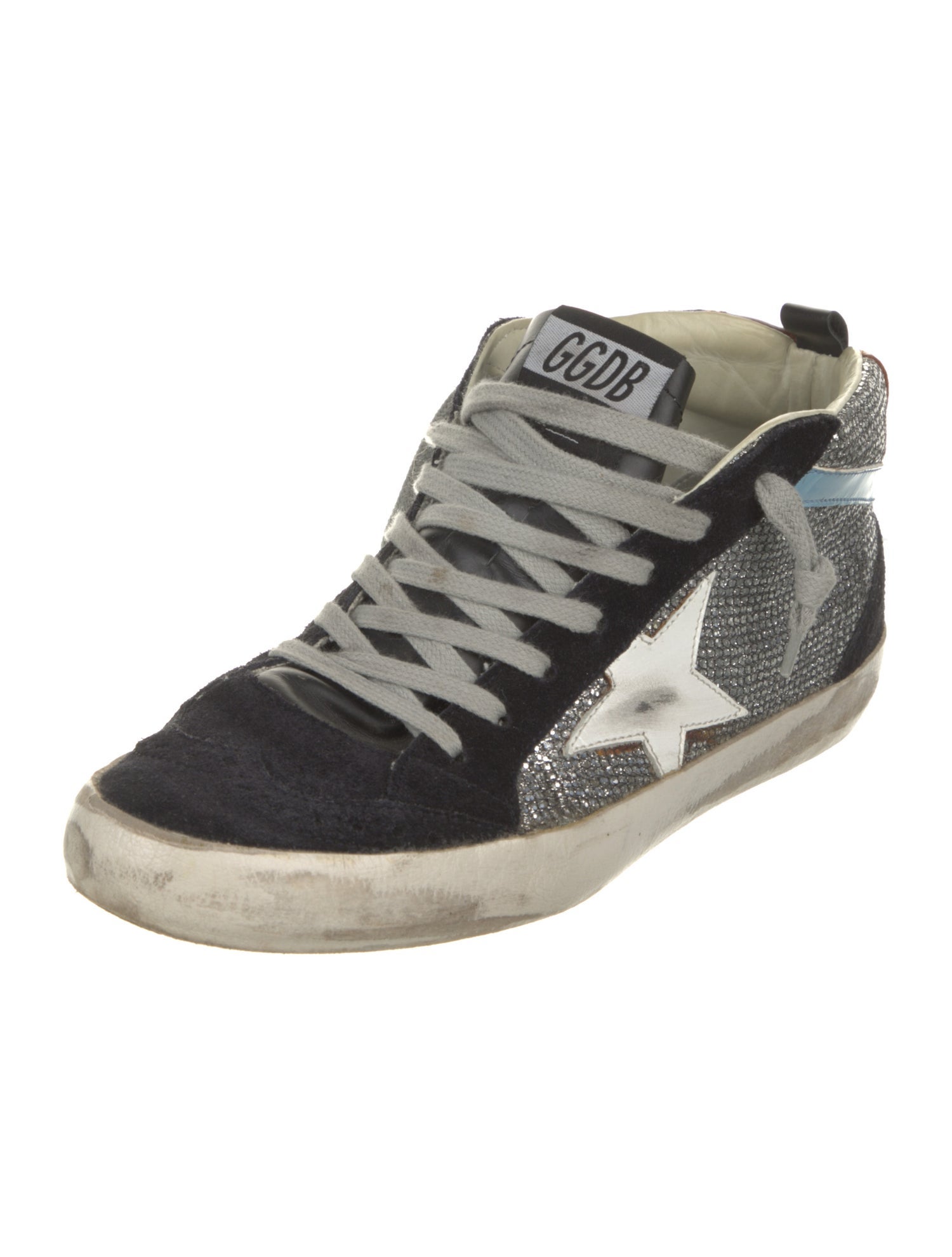 Golden Goose Suede Patterned Sneakers