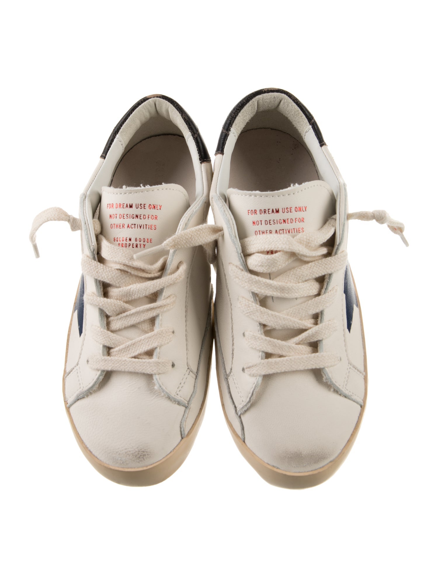 Golden Goose Leather Patterned Sneakers