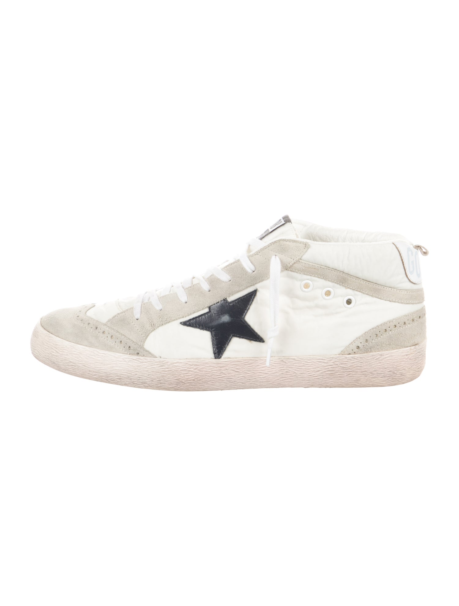 Golden Goose Suede Distressed Accents Sneakers