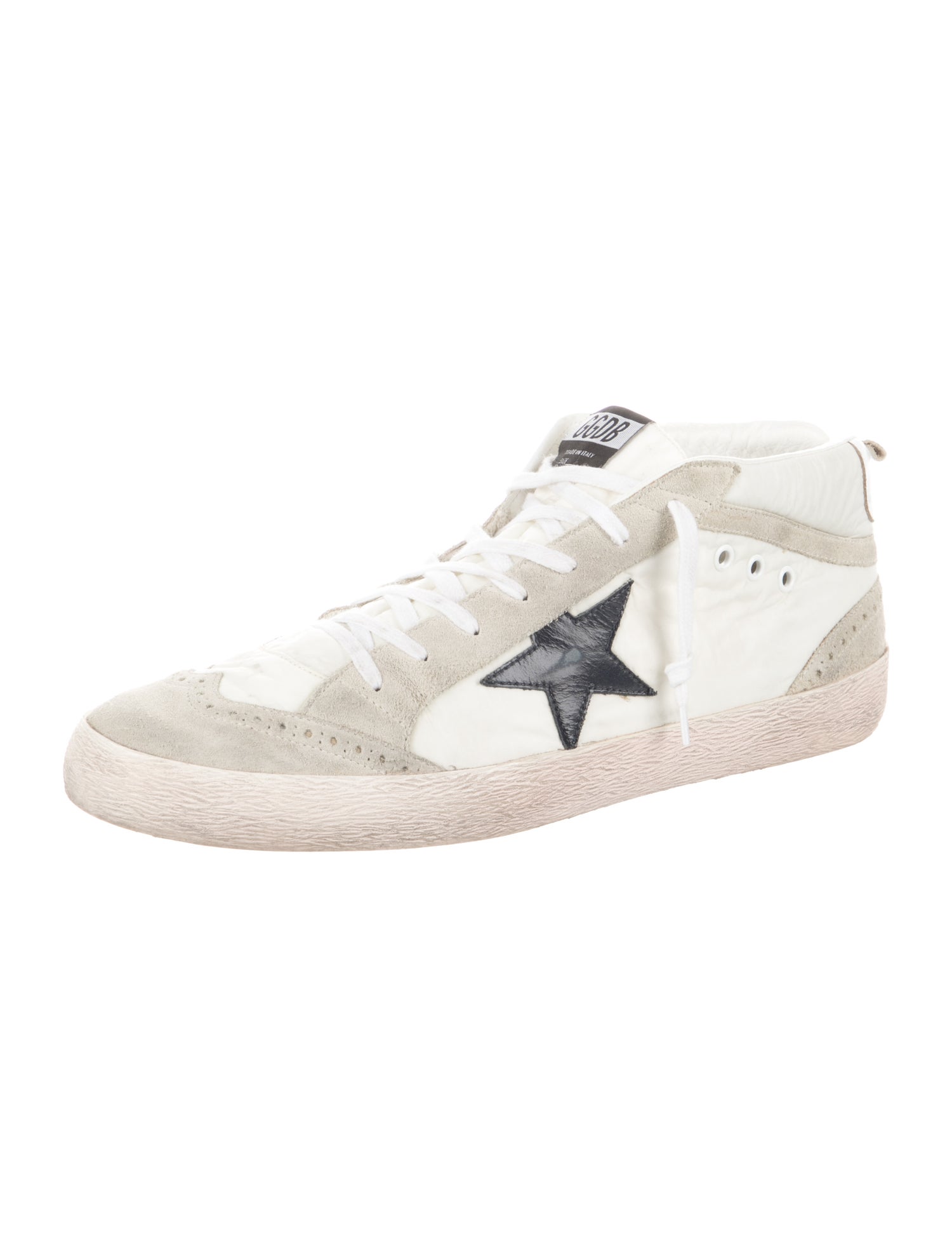 Golden Goose Suede Distressed Accents Sneakers