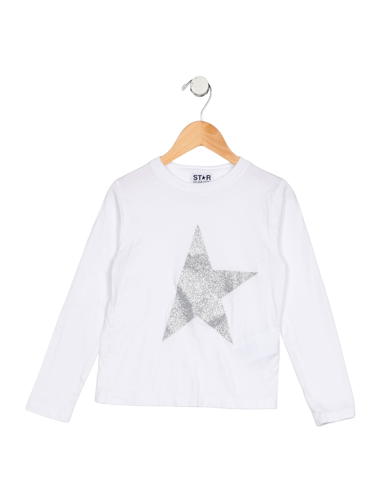 Golden Goose Girls Branded Long-Sleeve Shirt