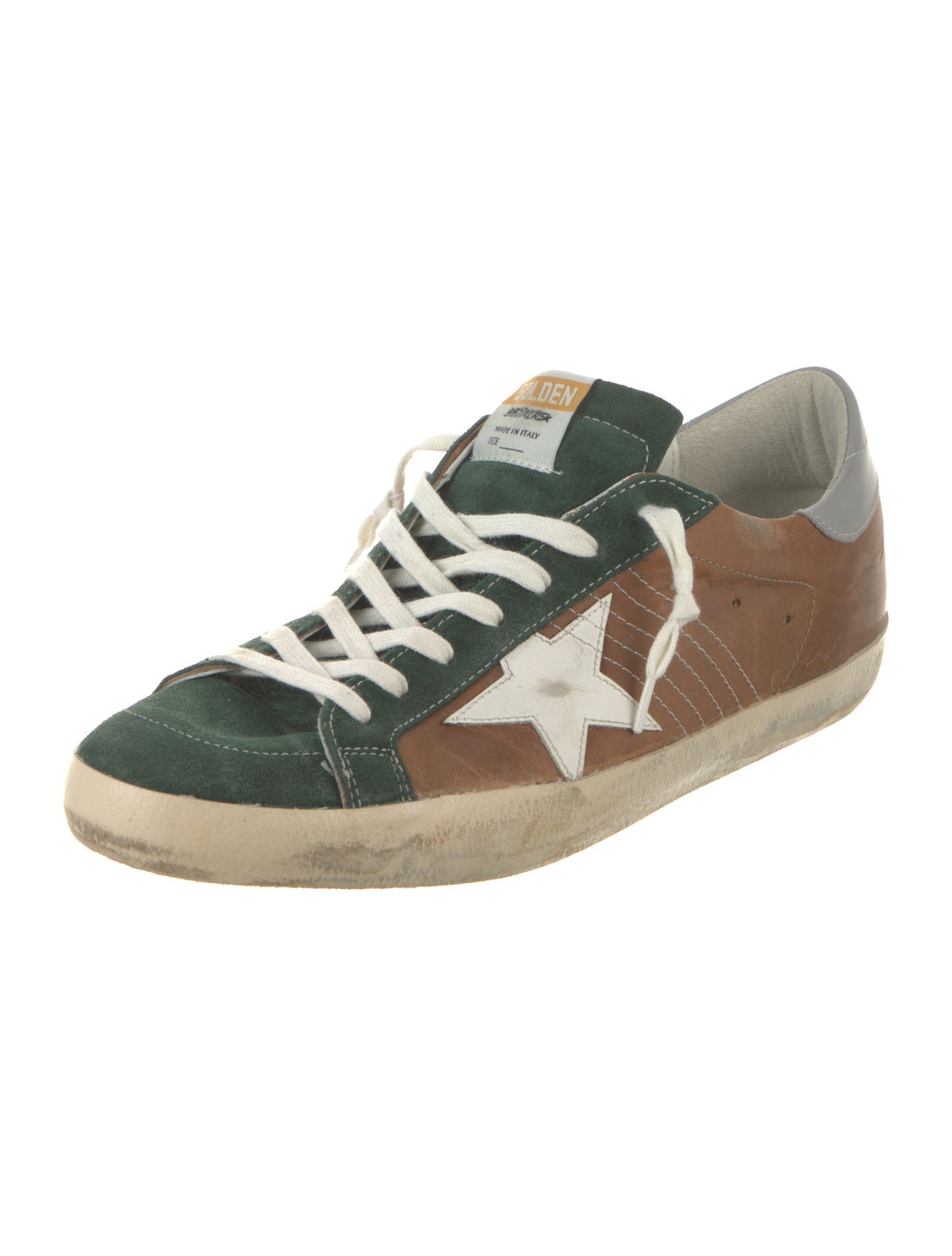 Golden Goose Suede Printed Sneakers