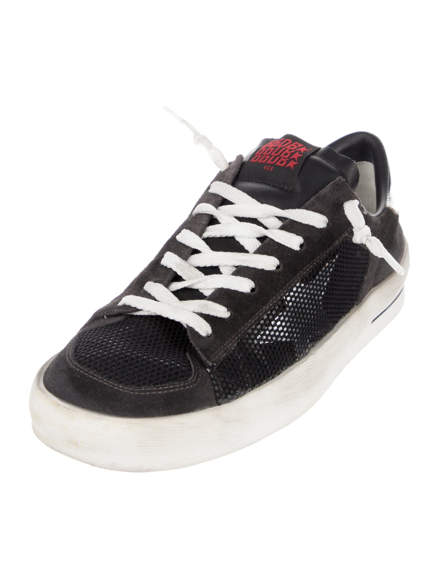 Golden Goose Suede Mesh Accents Sneakers