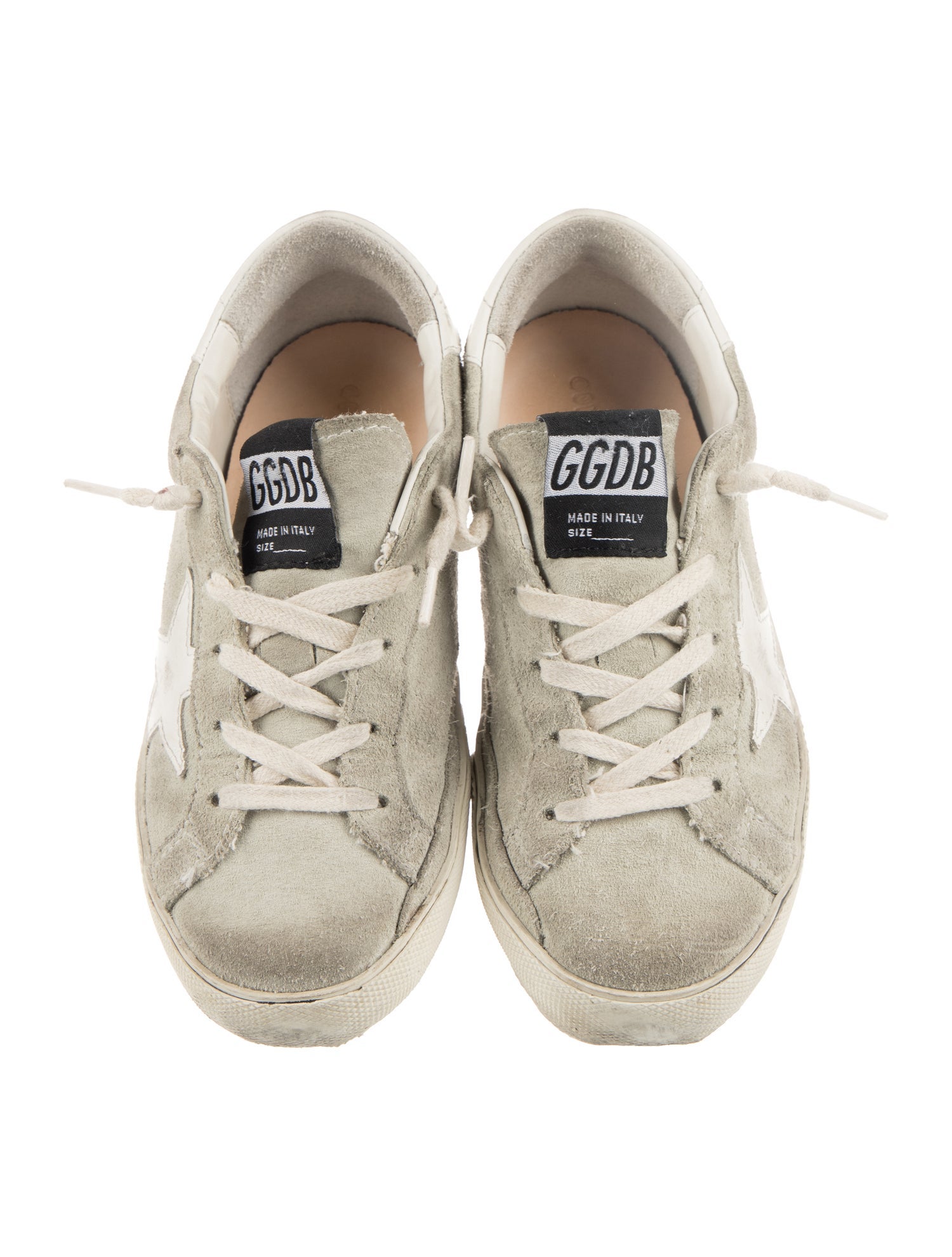 Golden Goose Boys Suede Tie Closure Sneakers