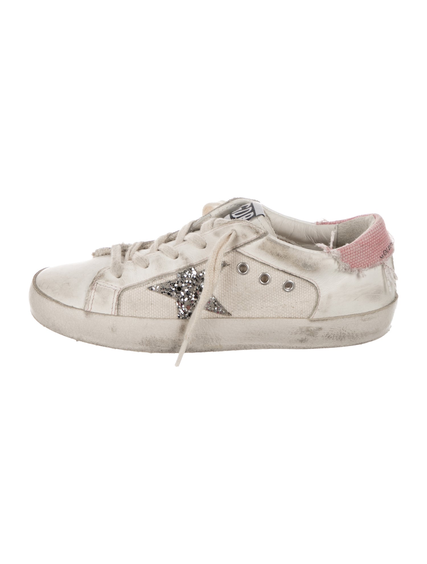Golden Goose Leather Low Top Sneakers