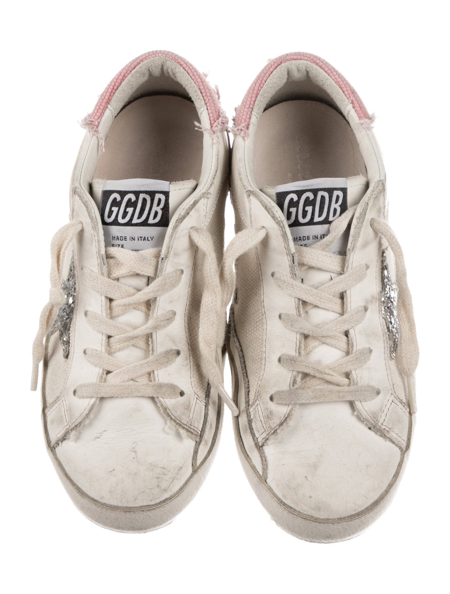Golden Goose Leather Low Top Sneakers